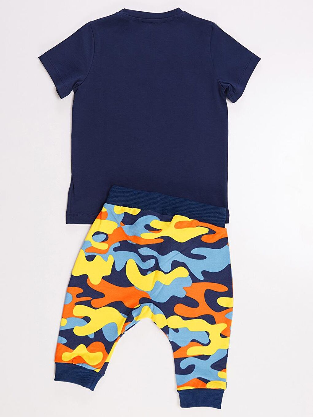 Lacivert Robot Star Erkek Çocuk Kapri Takım-3