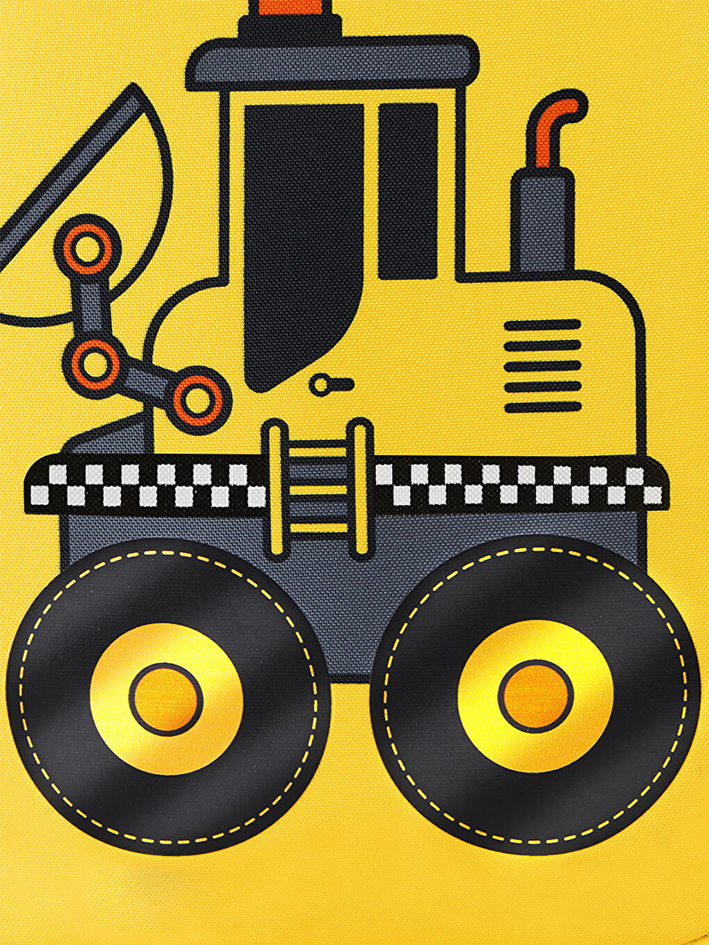 Sarı Buldozer Erkek Çocuk Okul Sırt Çantası-6