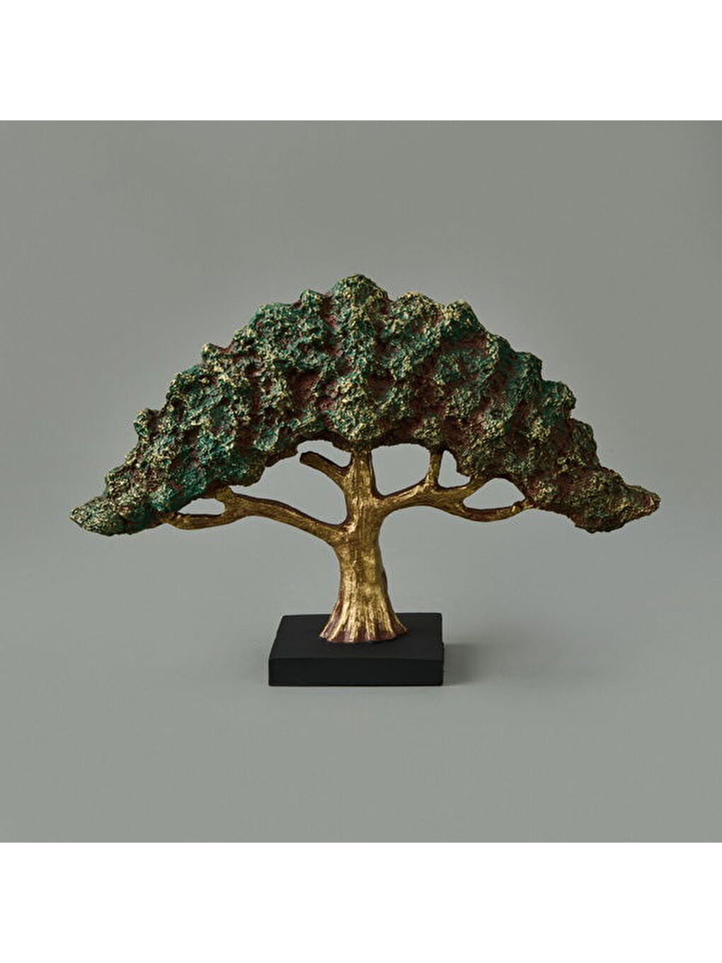 Deco Bonsai Dekor - Yeşil / Kahverengi - 22 cm