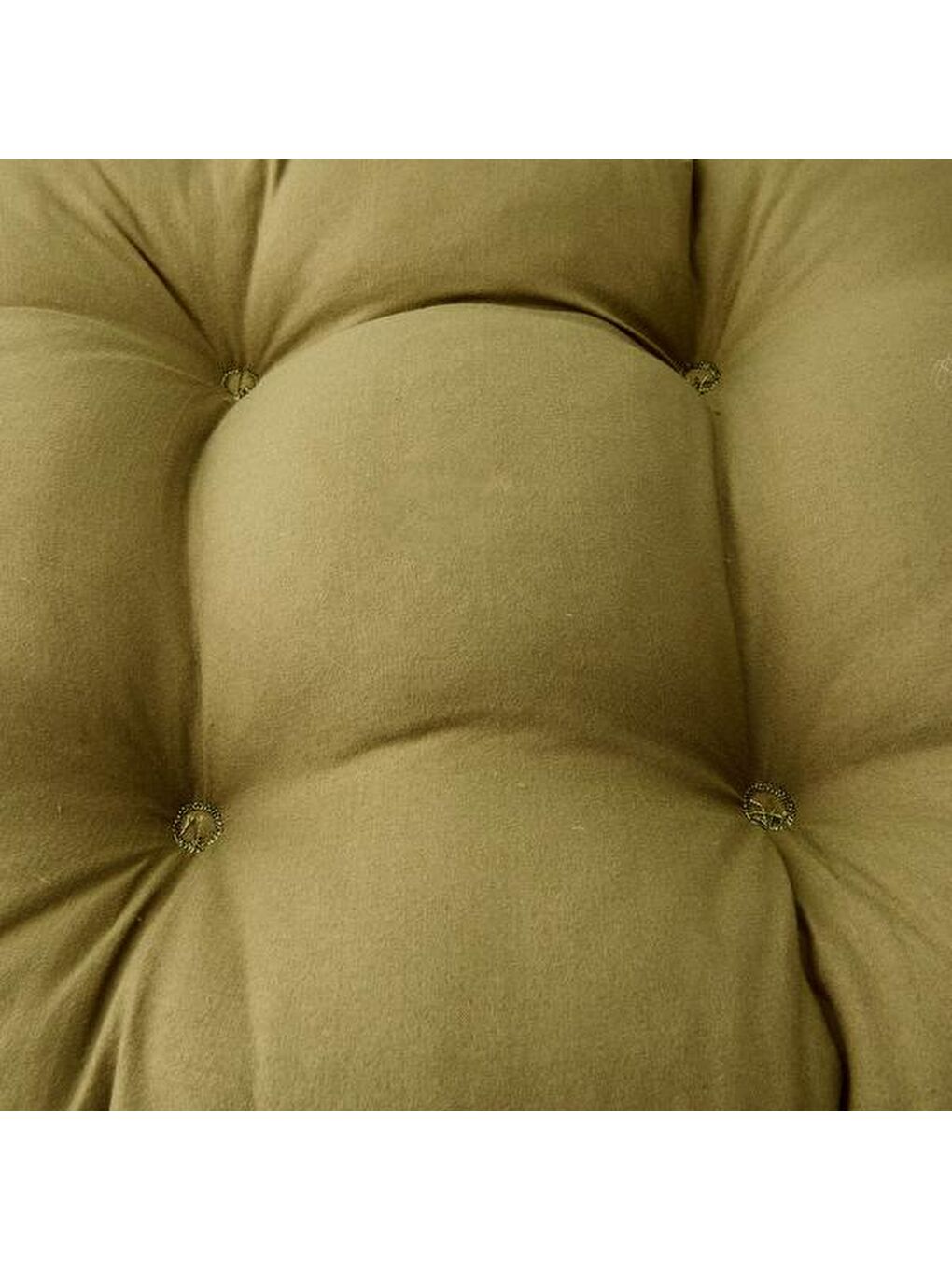 Soft Carre Sandalye Minderi - Haki - 40x40 cm-2