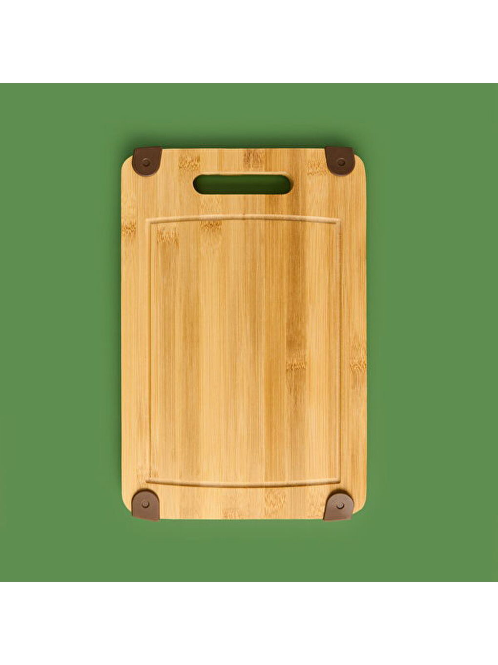 Bambu Kesim Tahtası - Açık Kahverengi - 22x33 cm-3