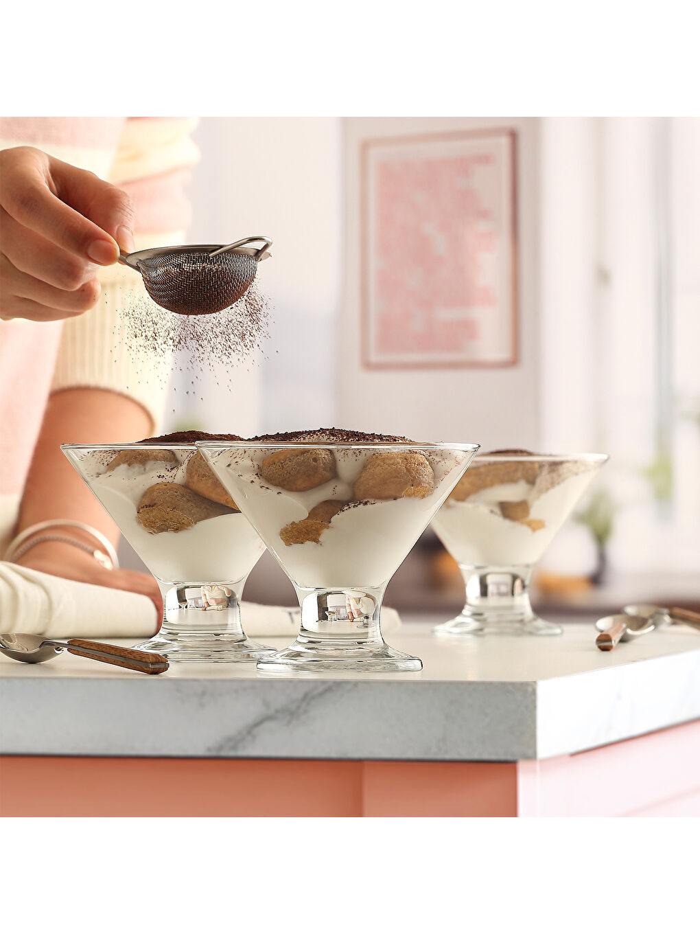 Renksiz Crema 6'lı Dondurmalık-Tatlı Servisi-1