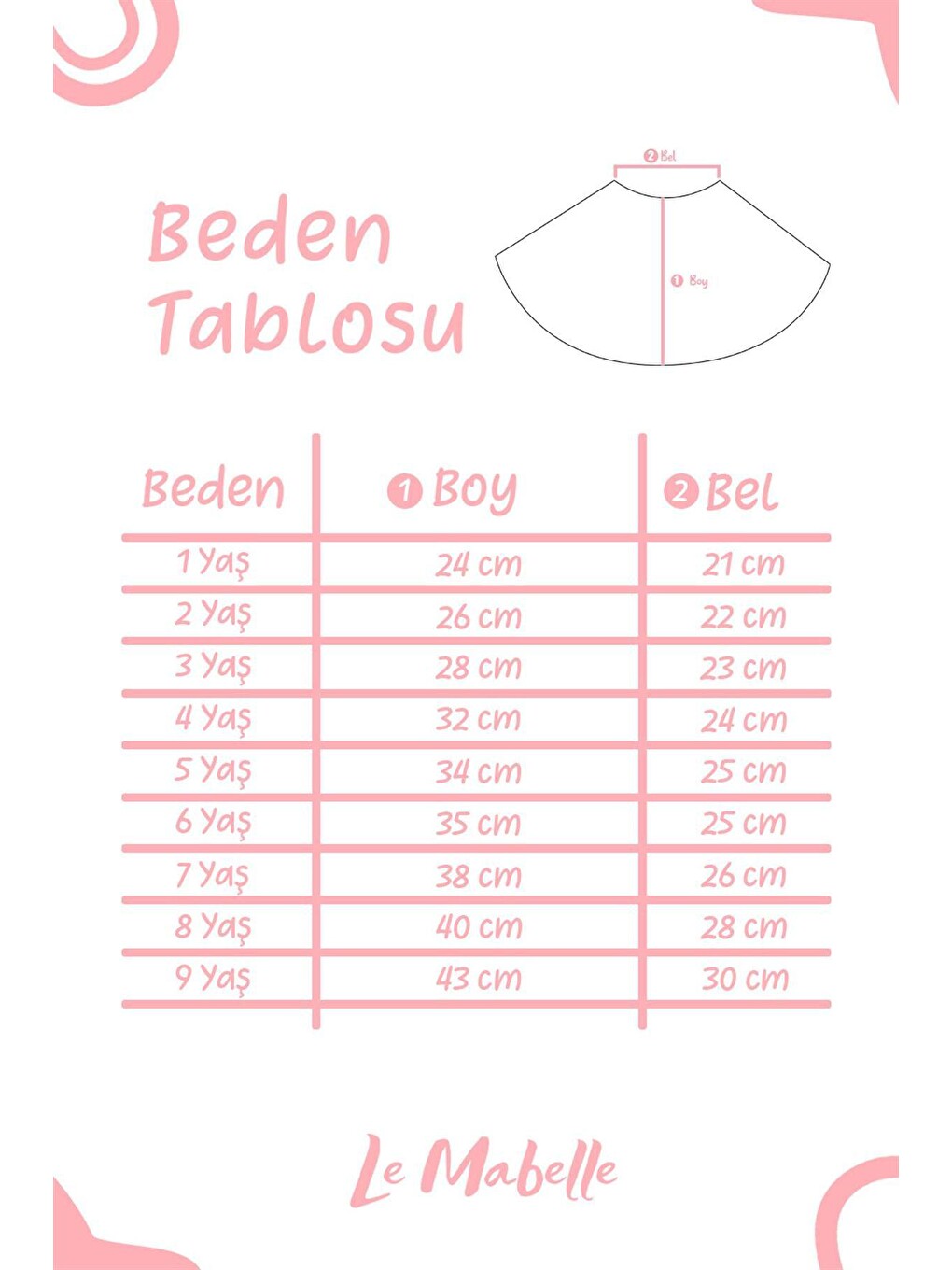 Kırmızı Kız Çocuk Tütü Etek - Bonita-1
