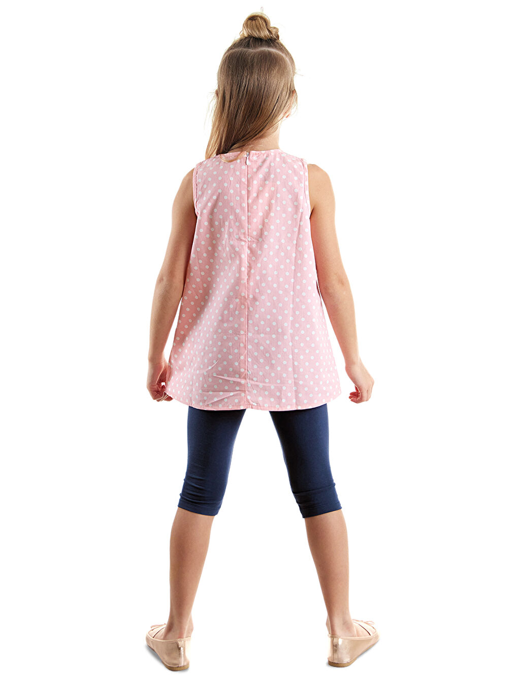 Karışık Hello Tavşan Pembe Tunik Takım-1