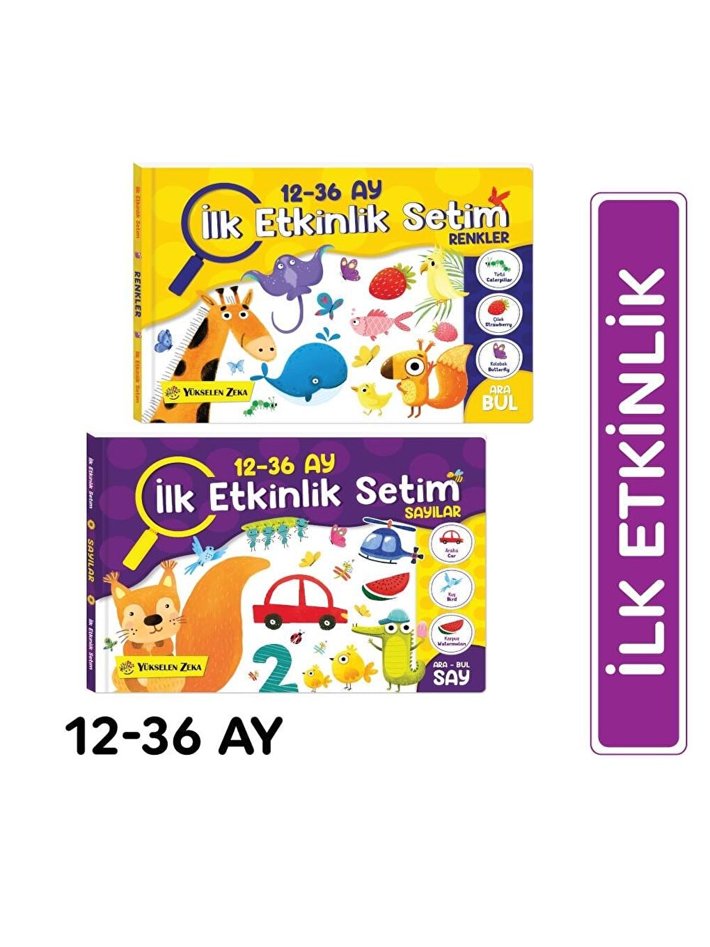 İlk Etkinlik Kitabım Seti (Sayılar-Renkler) (12-36 Ay)-8