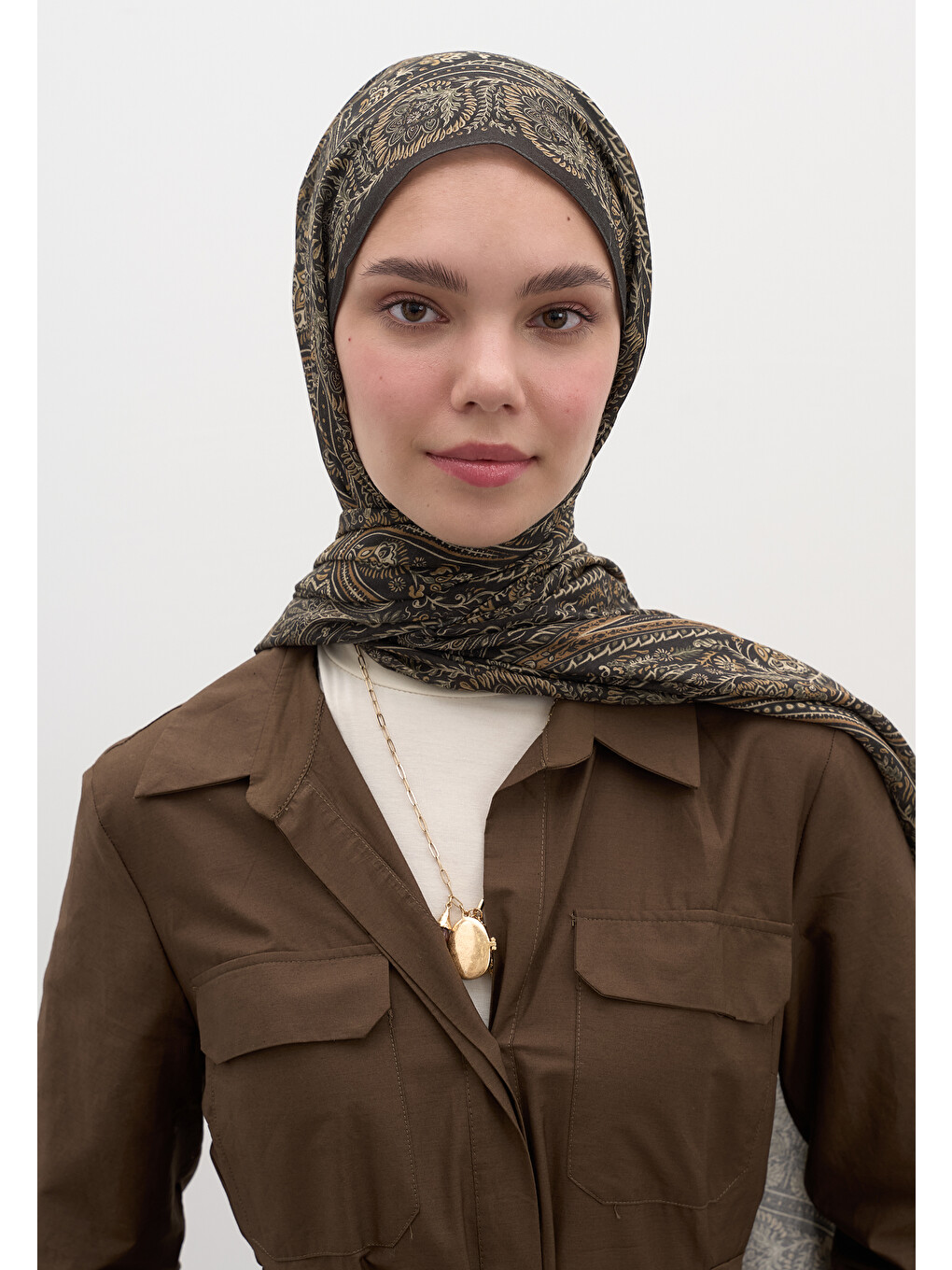Petra Desen Şal Yeşil-4