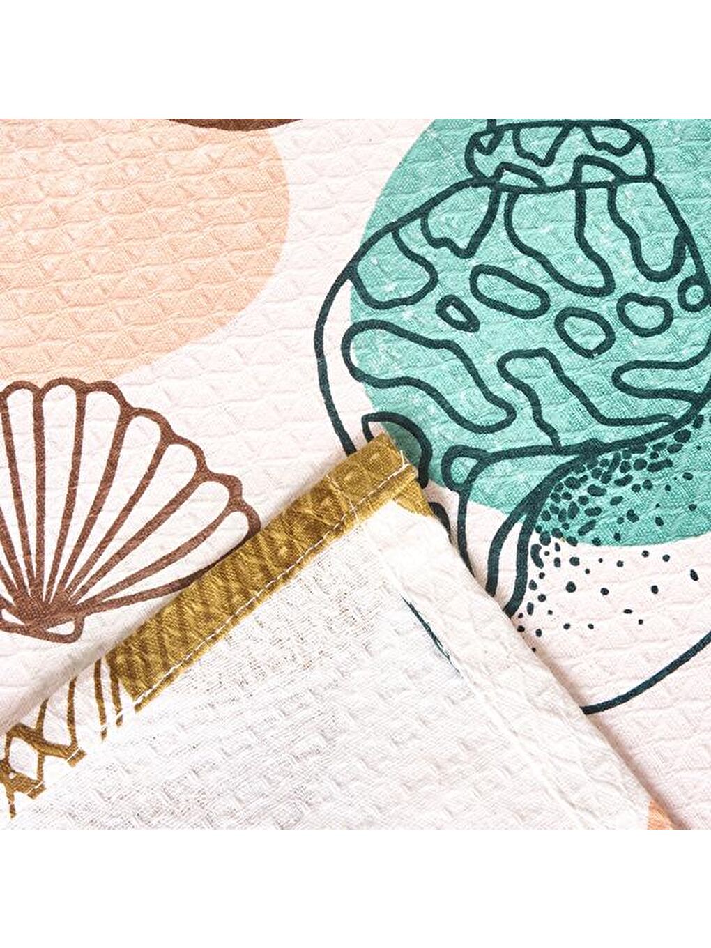 Karışık Soft Lindl Çift Kişilik Pike Takımı - Renkli-3