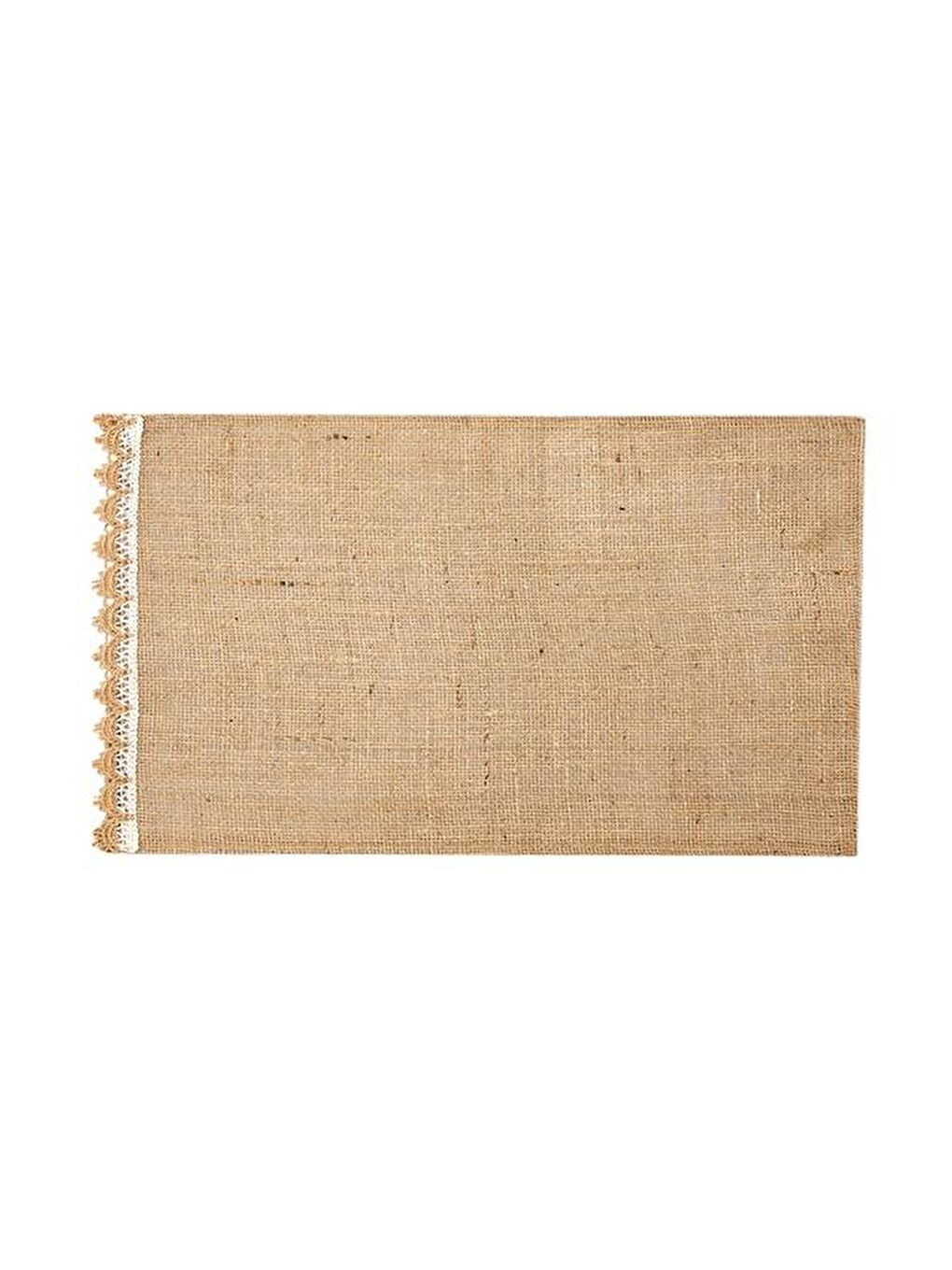 Bej Giz Home AS19 Jüt Amerikan Servis - 30x50 cm