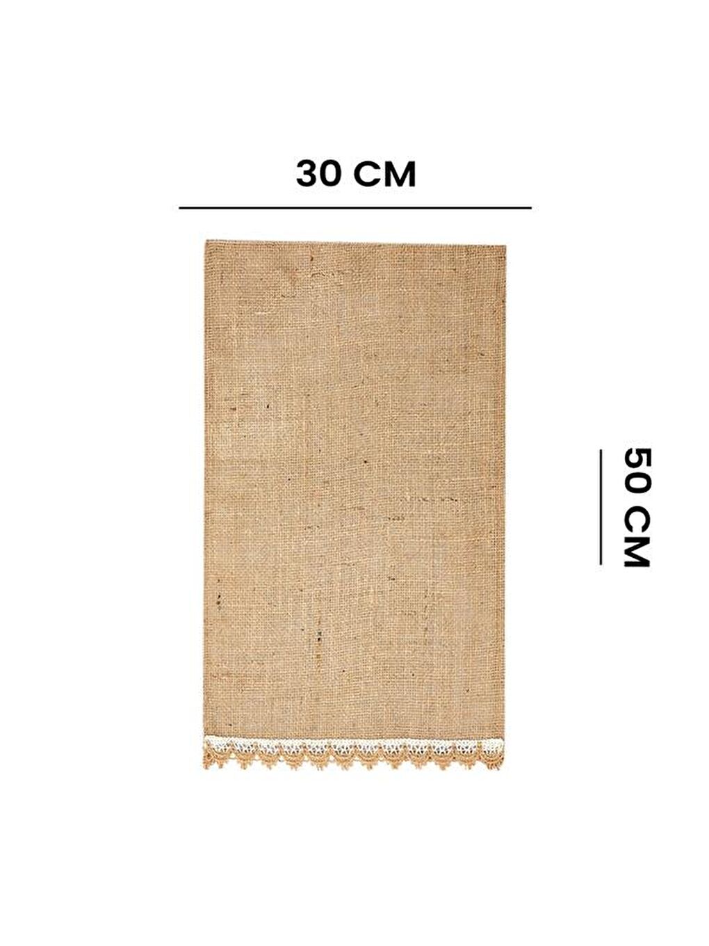 Bej Giz Home AS19 Jüt Amerikan Servis - 30x50 cm-3