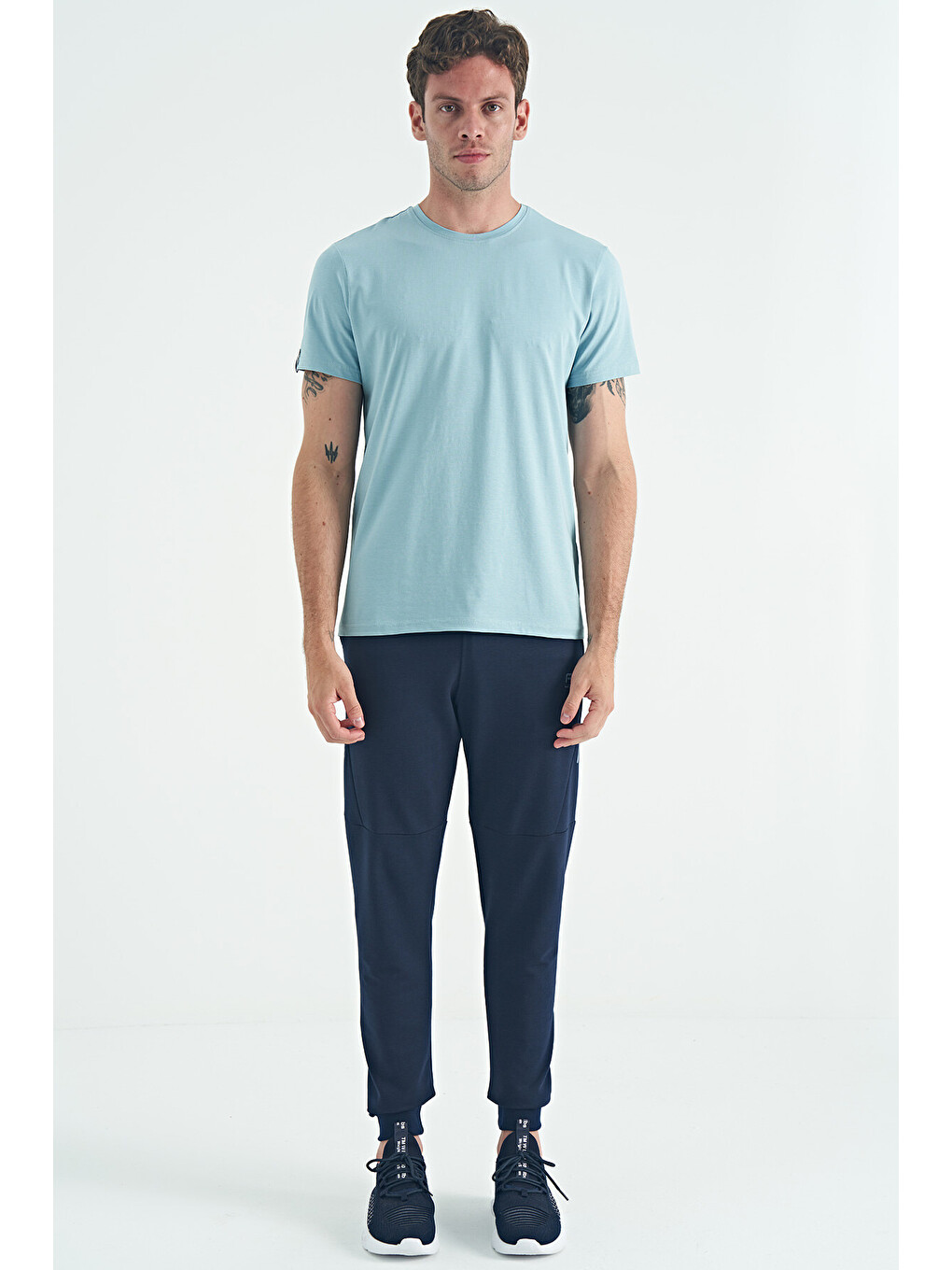 Calvin Açık Mavi Basic Erkek Tişört - 88245-1