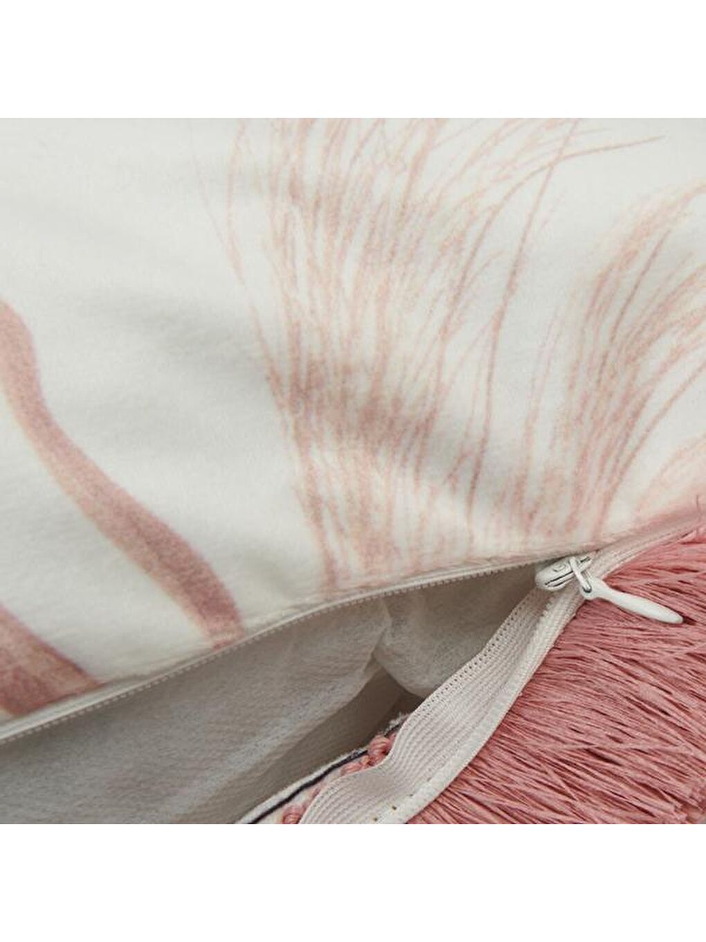 Ekru Urban Püsküllü Kırlent - Krem - 45x45 cm-1