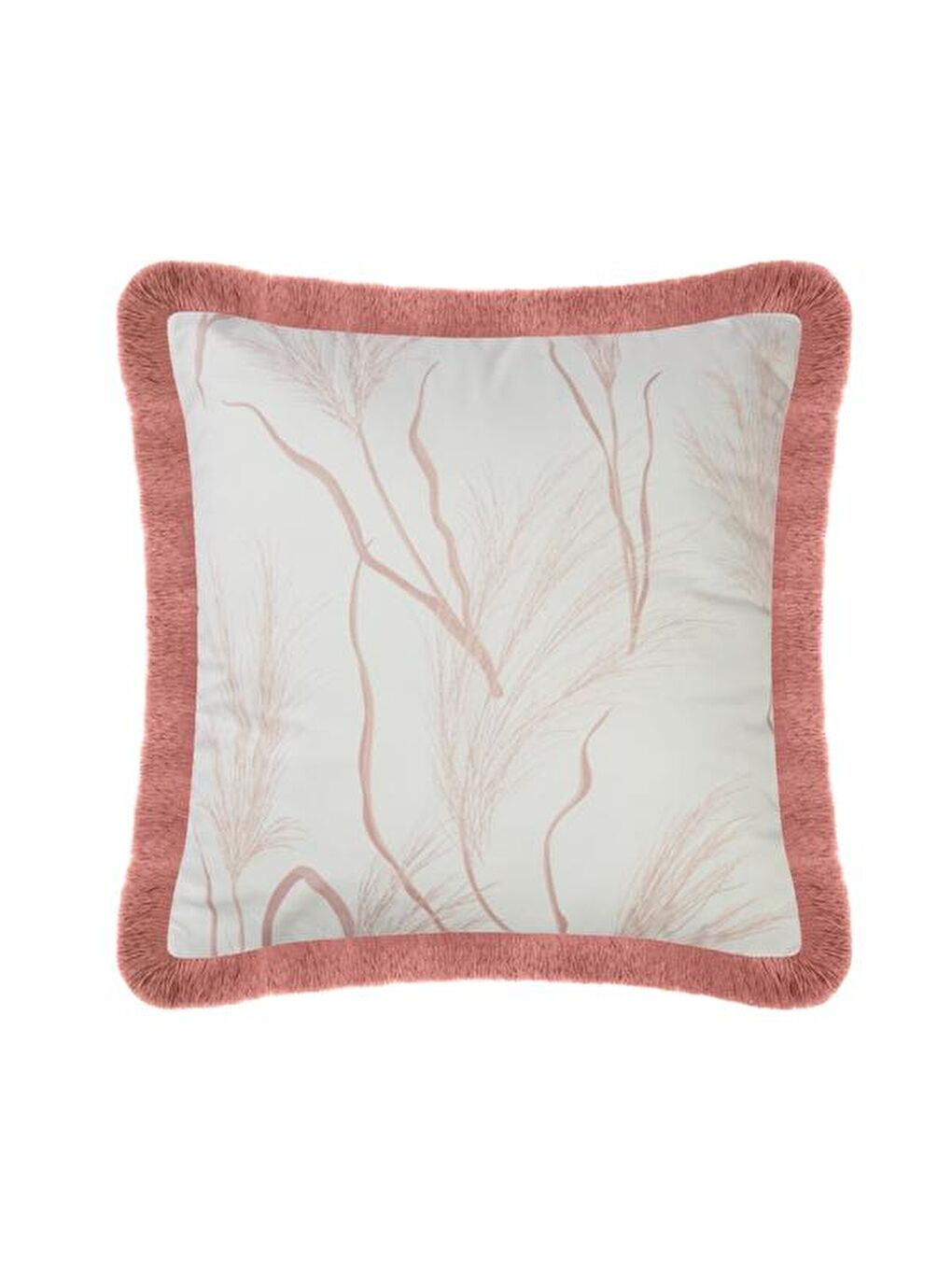 Ekru Urban Püsküllü Kırlent - Krem - 45x45 cm-4