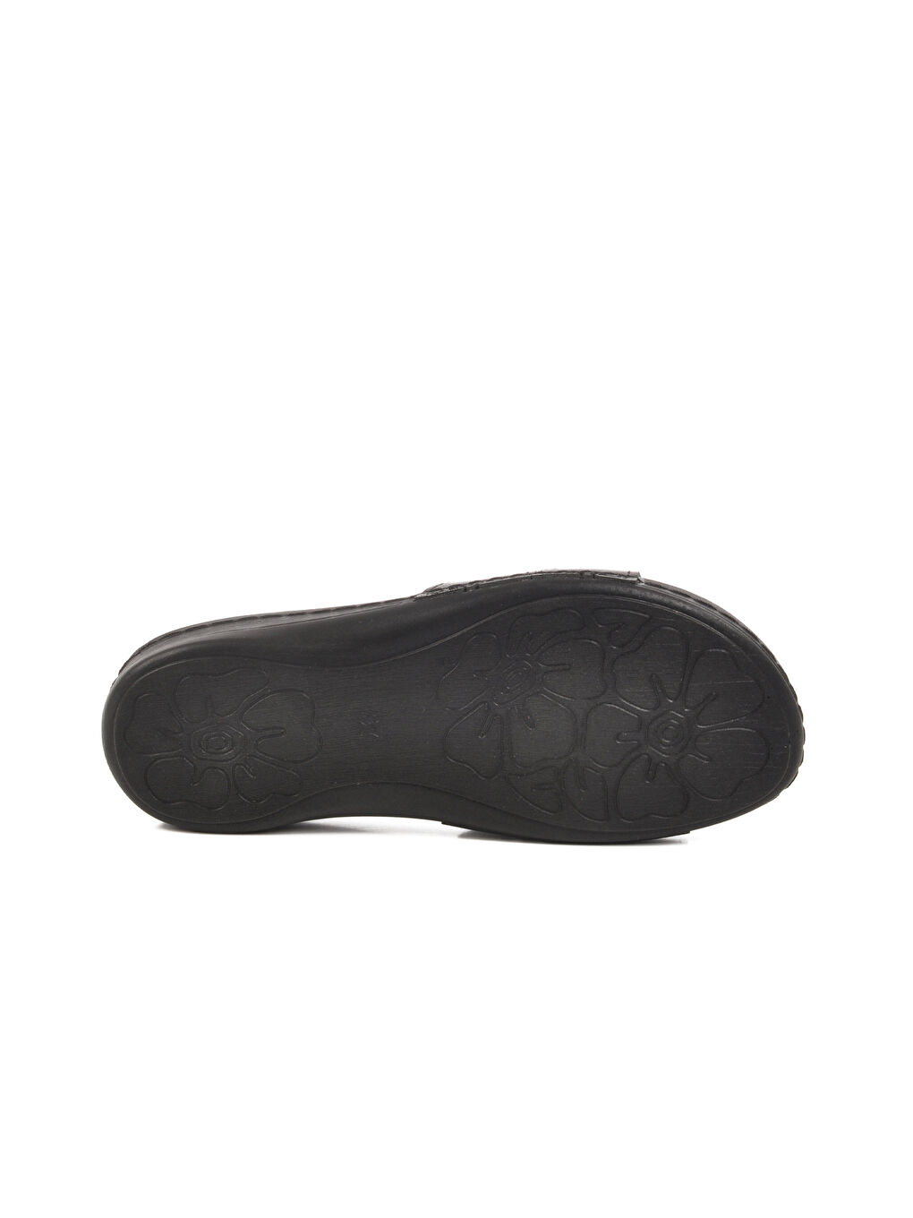 Siyah Jel Taban Anatomik Kadın Terlik 6806 Z-3