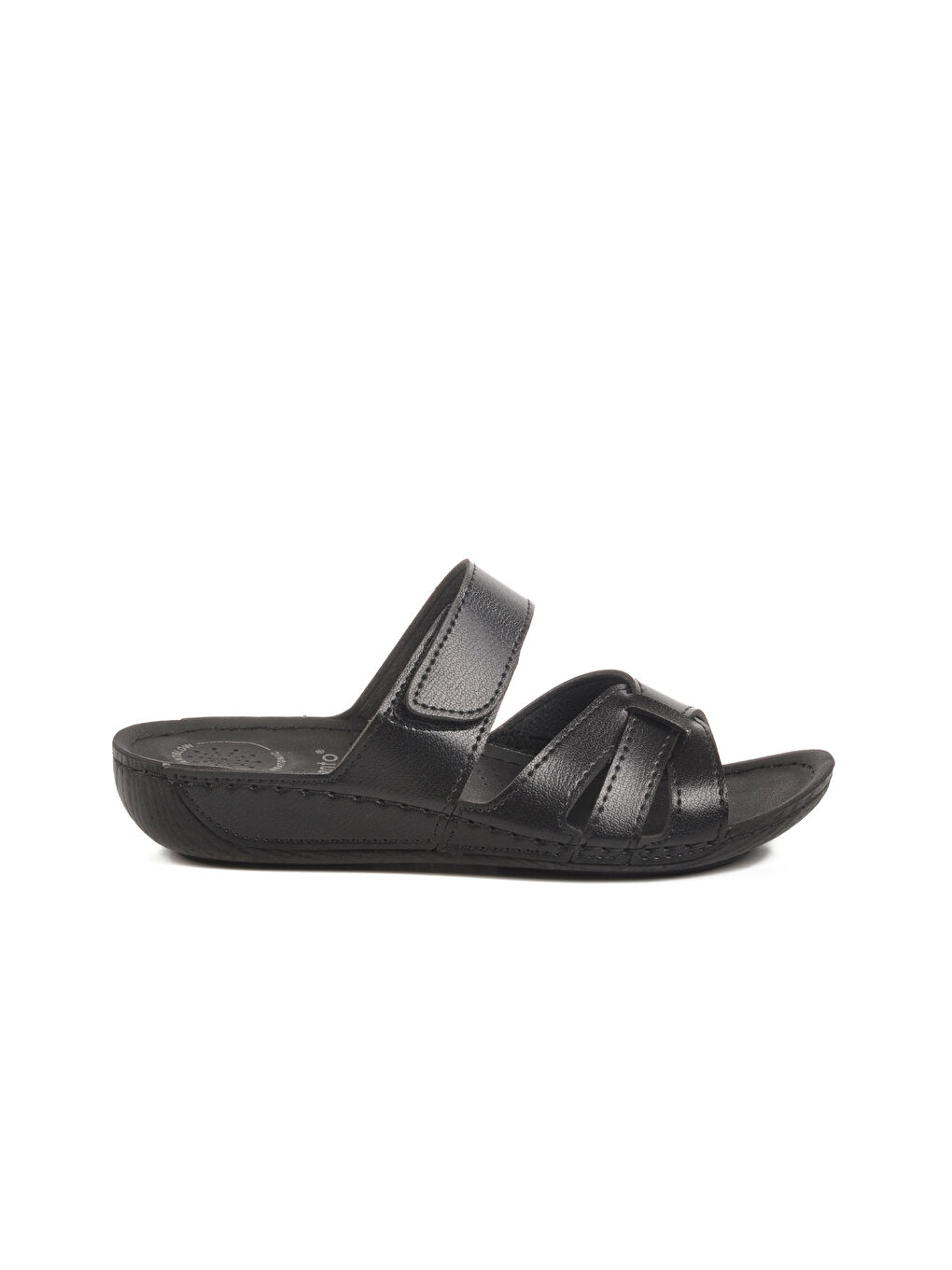 Siyah Cırtlı Anatomik Kadın Terlik 16.058 Z