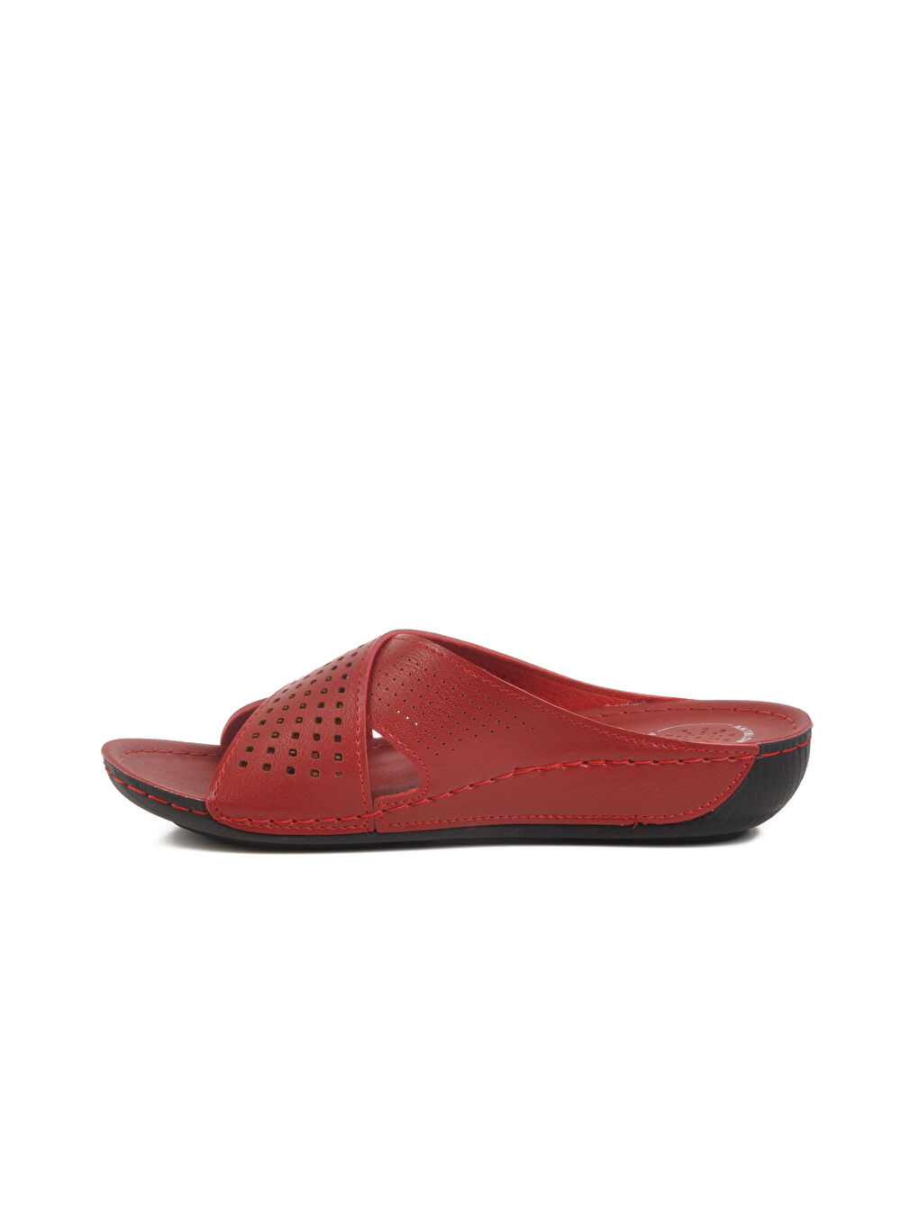 Kırmızı Anatomik Kadın Günlük Terlik 16.004-1