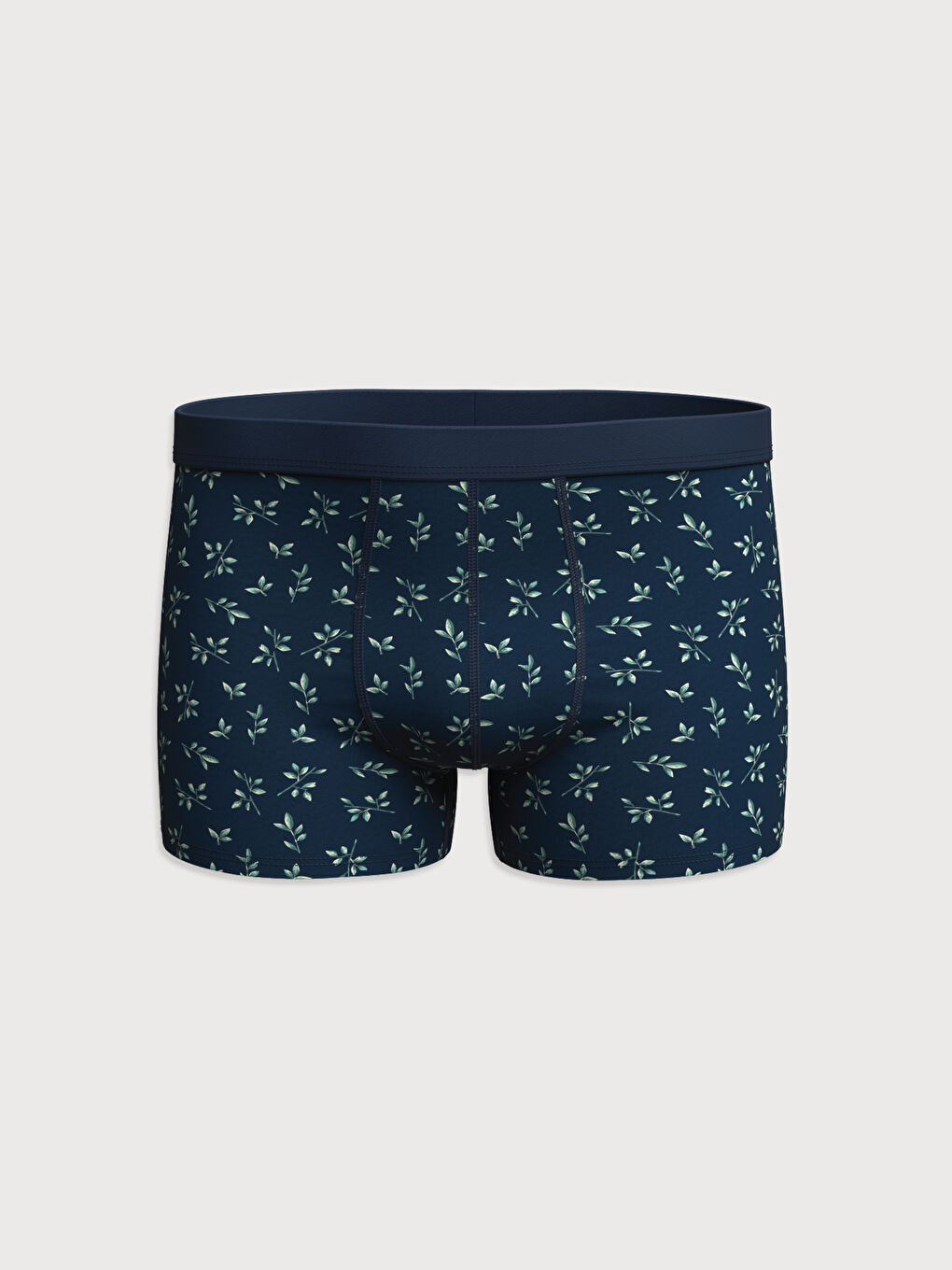 Lacivert Standart Kalıp Pamuklu Esnek Erkek Boxer 3'lü-1