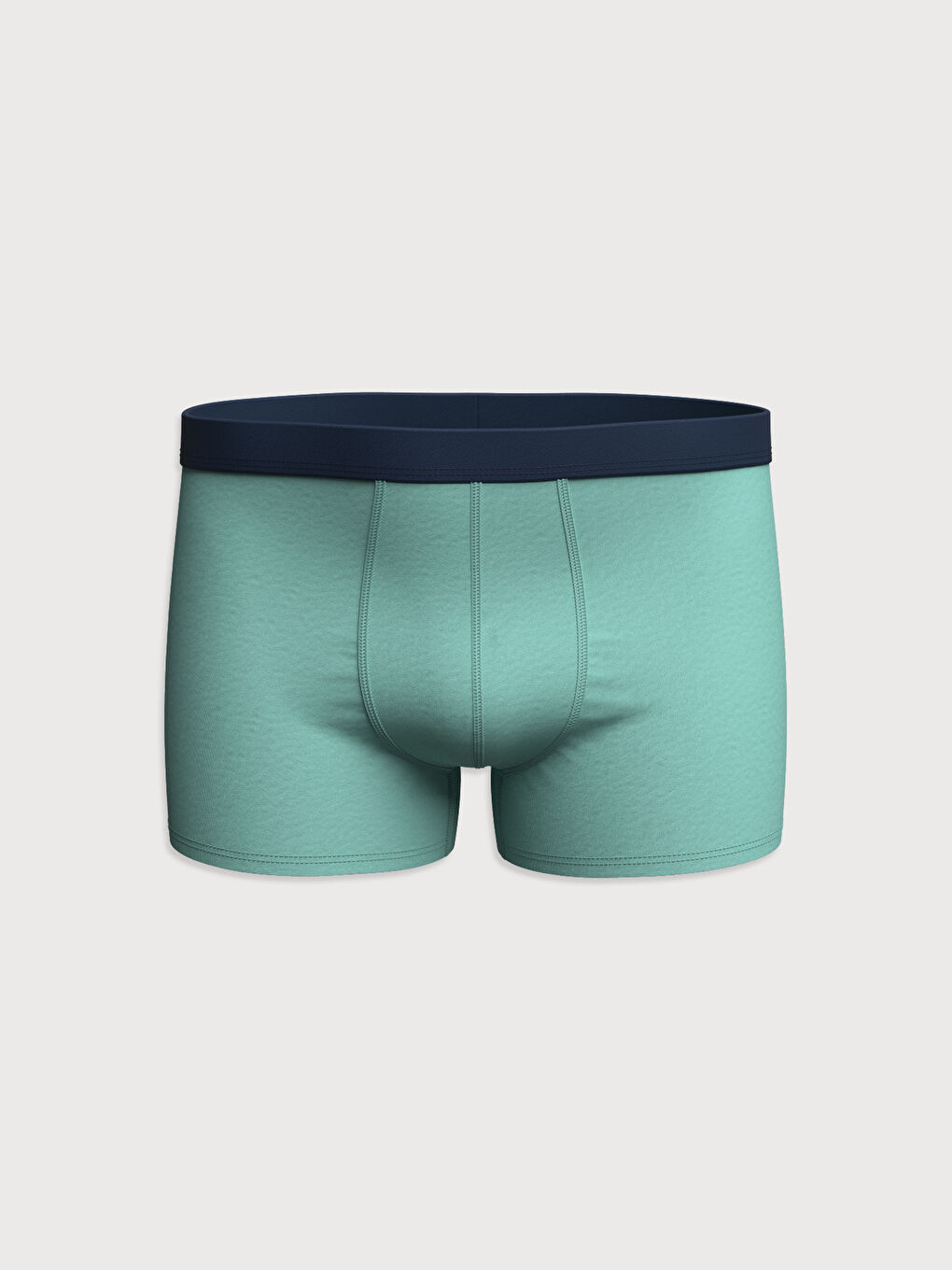 Lacivert Standart Kalıp Pamuklu Esnek Erkek Boxer 3'lü-2