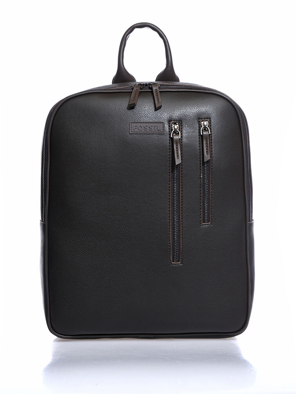 FOSSİL Fossil Leather Look Pocket Detailed Zipper Men's Backpack -W1MG01Z8-D8W