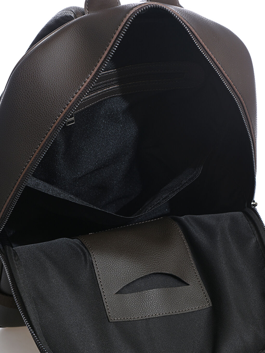 FOSSİL Fossil Leather Look Pocket Detailed Zipper Men's Backpack -W1MG01Z8-D8W