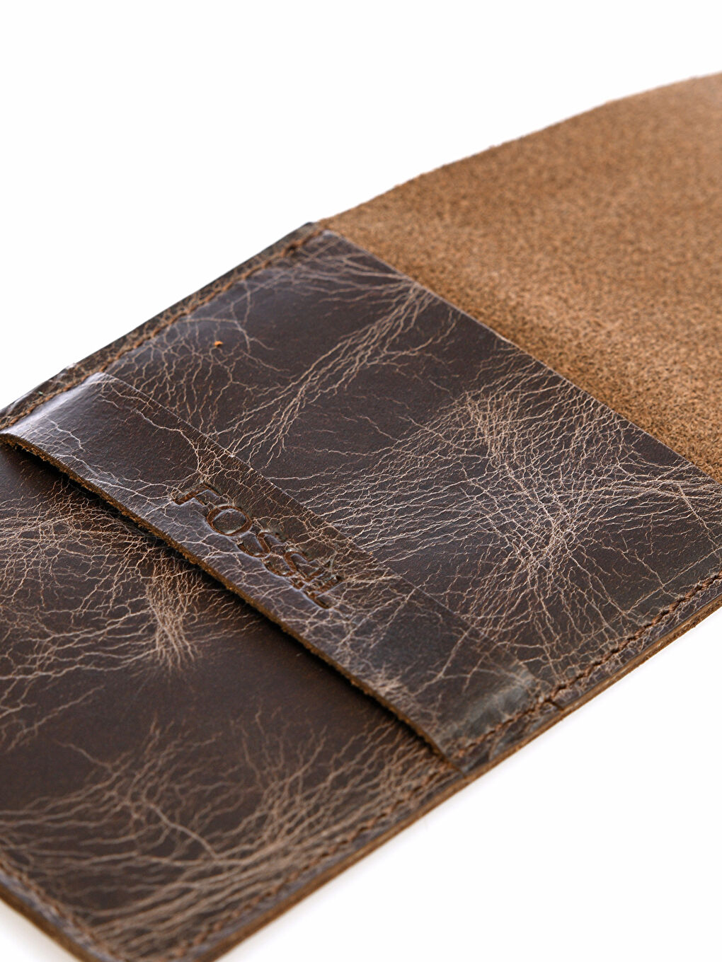 Kahverengi Hakiki Deri Erkek Kartlık-2