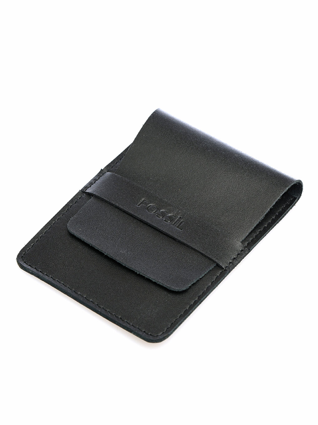 Siyah Hakiki Deri Erkek Kartlık