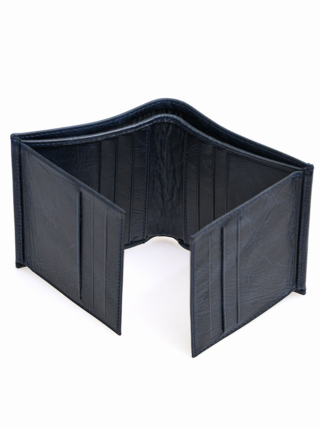 Lacivert Fossil Hakiki Deri Erkek Cüzdan-5