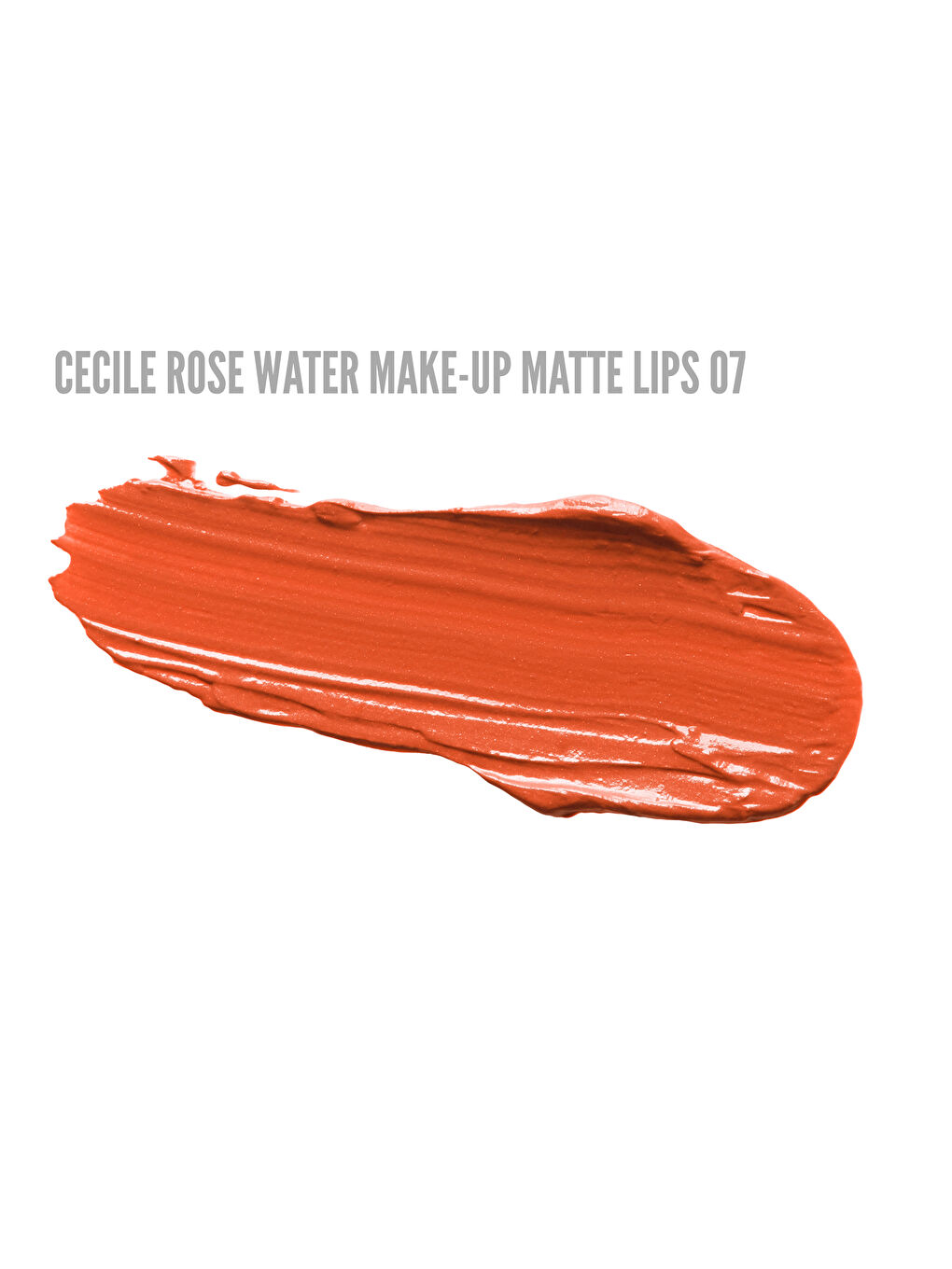 Rose Water Make Up Matte Lıps 07-1