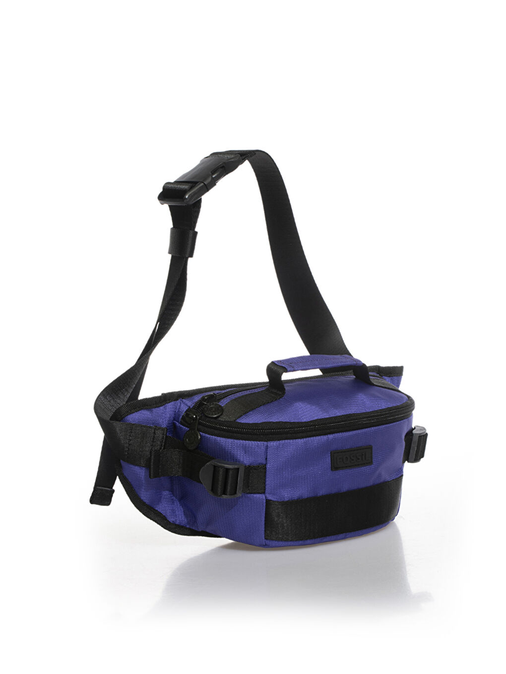 Mor Fossil Etiket Detaylı Unisex Bel Çantası-1