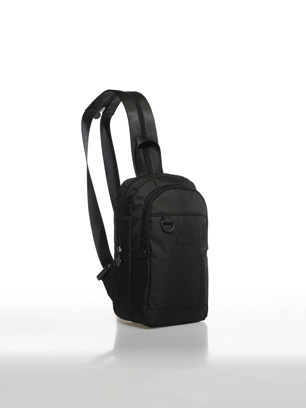 Siyah Fossil Ayarlanabilir Askılı Unisex Sırt ve Göğüs  Çantası-1