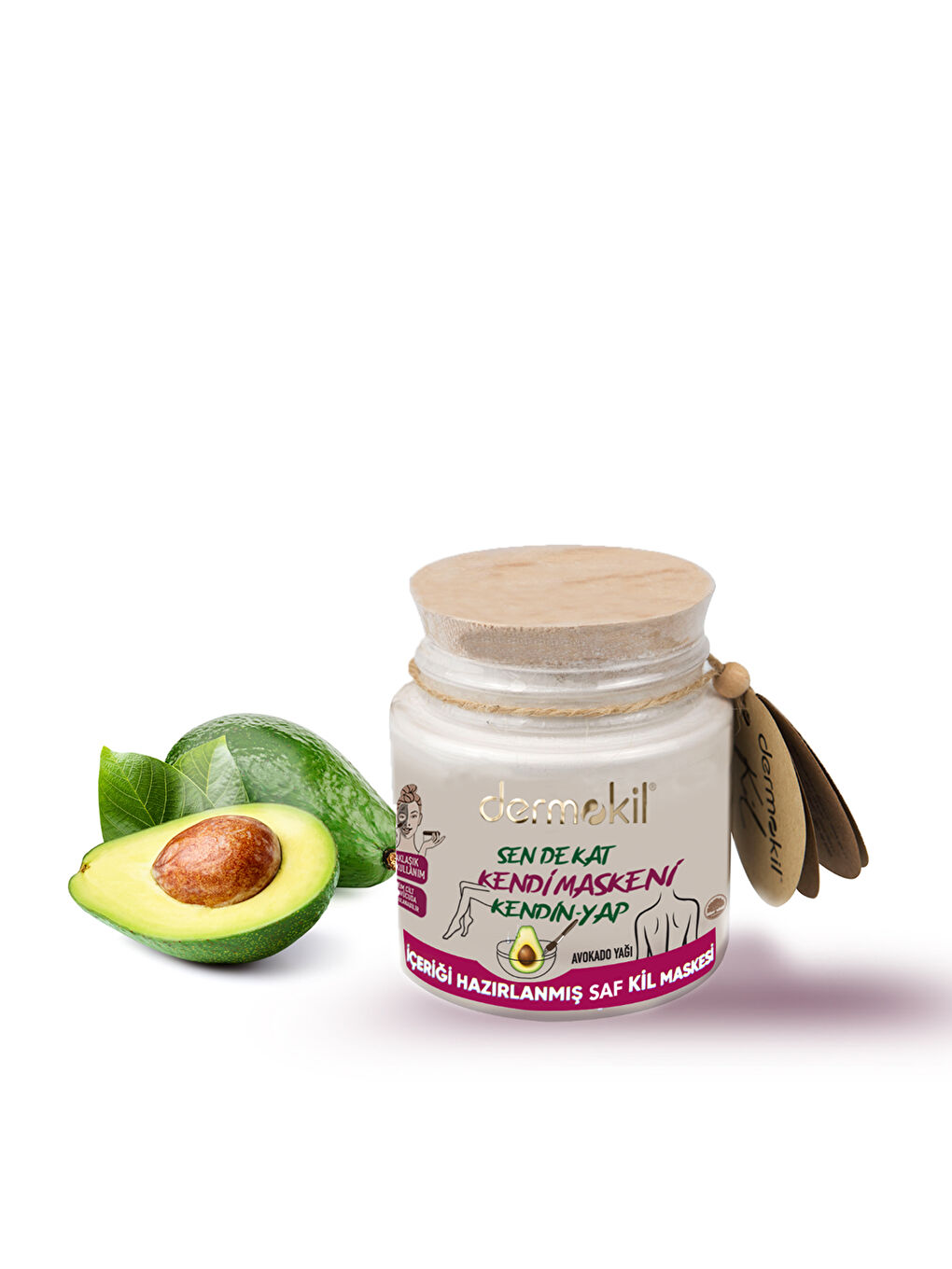 İçeriği Hazırlanmış Saf Kil Maskesi