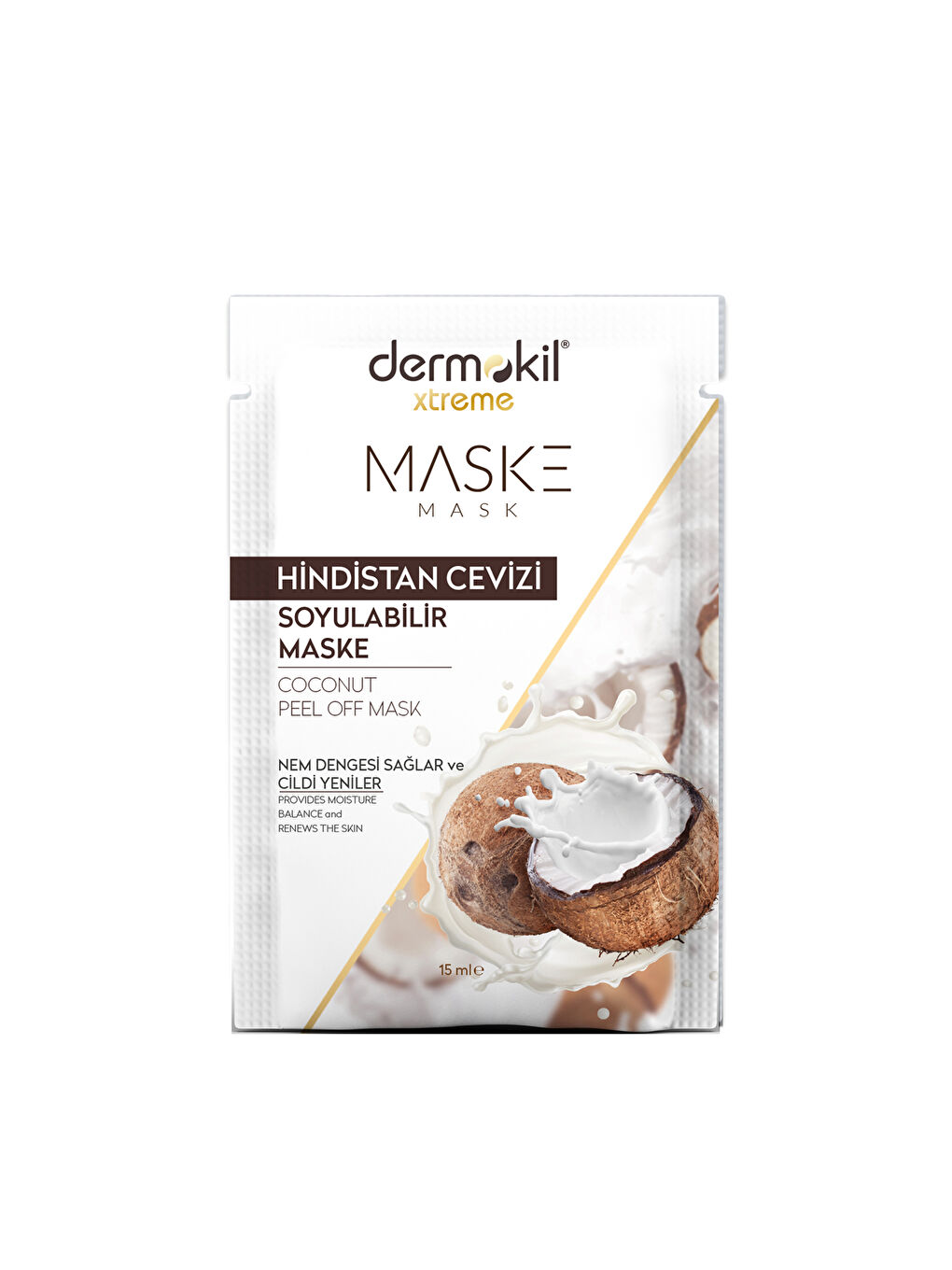 Hindistan Cevizi Soyulabilir Maske 15 ml