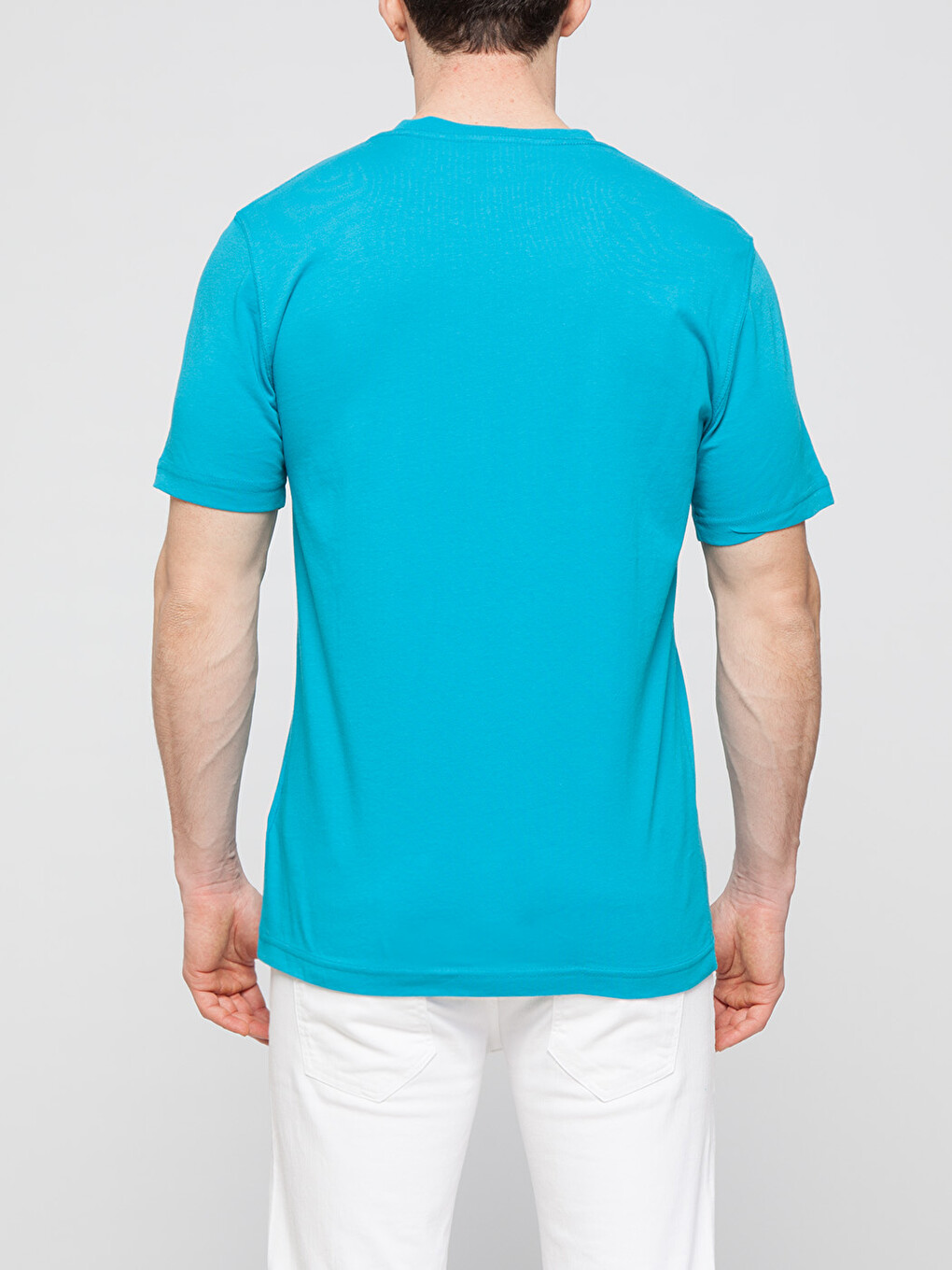 Crew Neck Basic Short Sleeve Cotton T-shirt-1