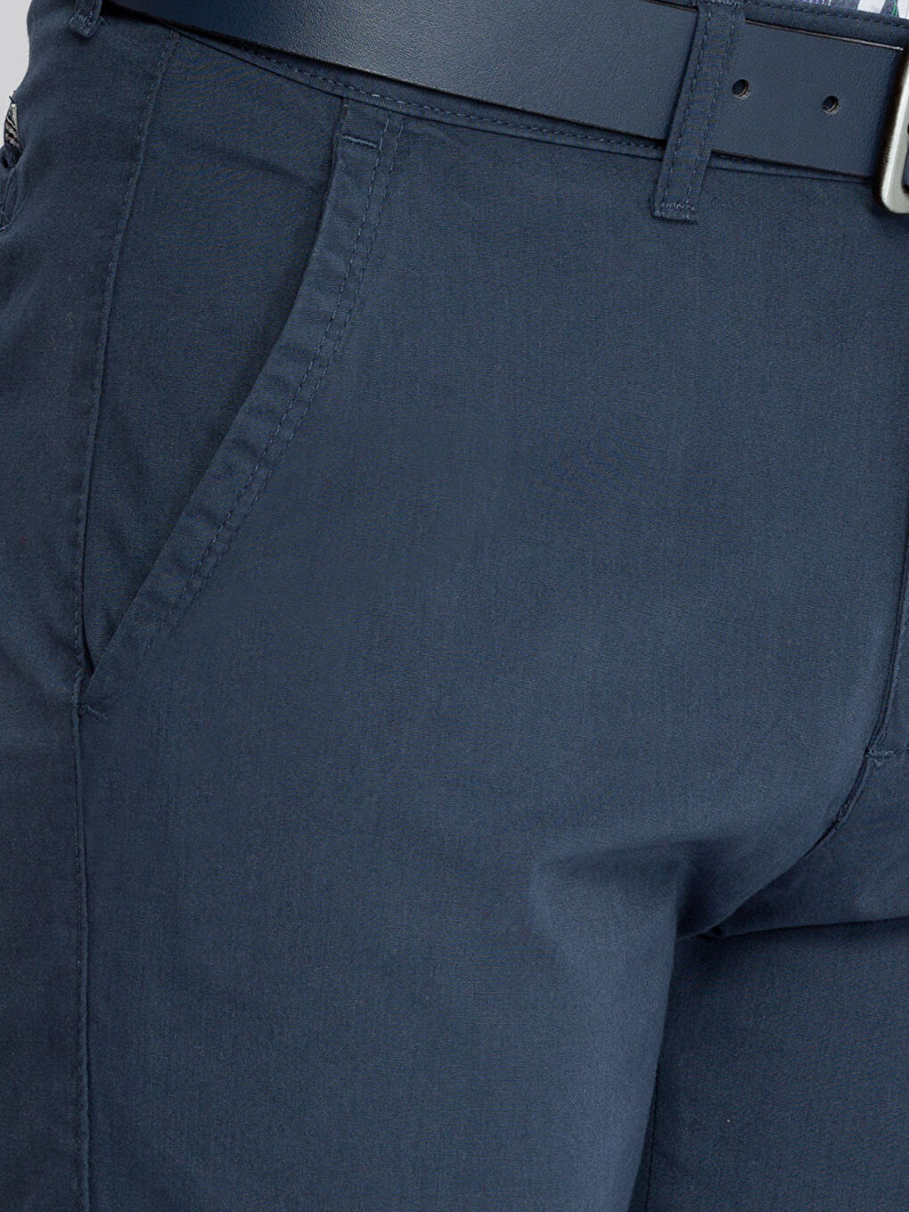 İndigo Standart Kalıp Chino Pantolon-3