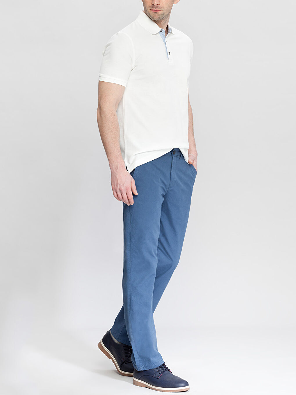 Standard Fit Chino Trousers-2