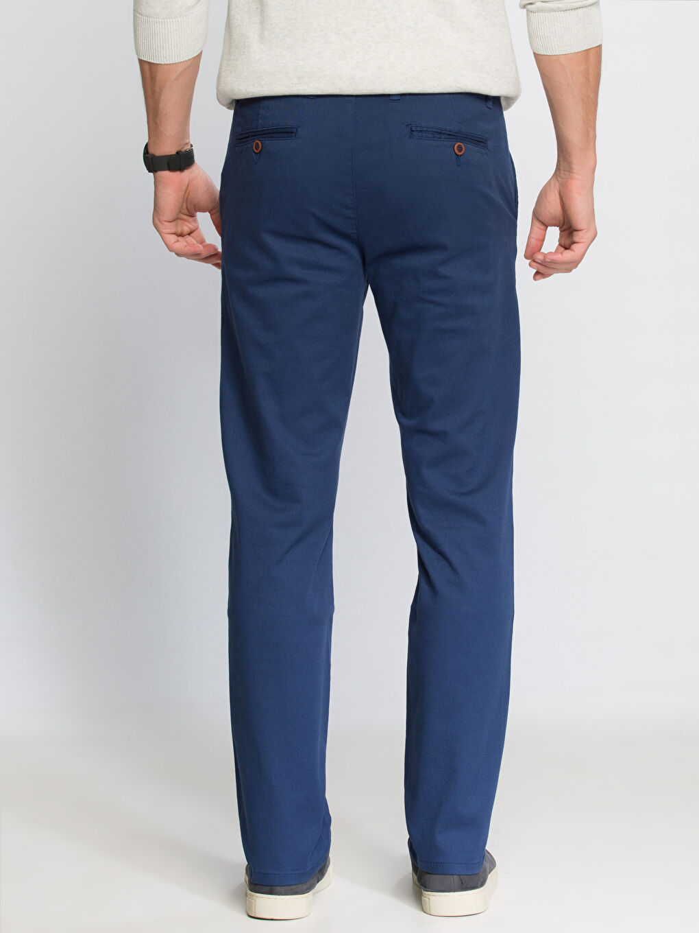 A.Lacivert Chino Pantolon-1