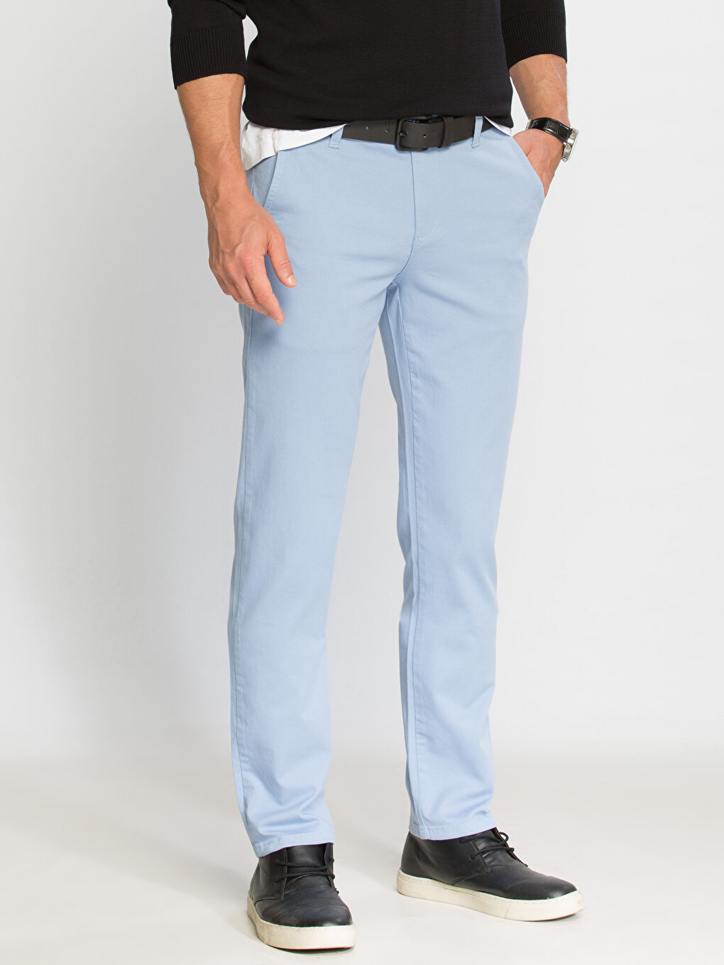 Pantalon chino BLEU Homme