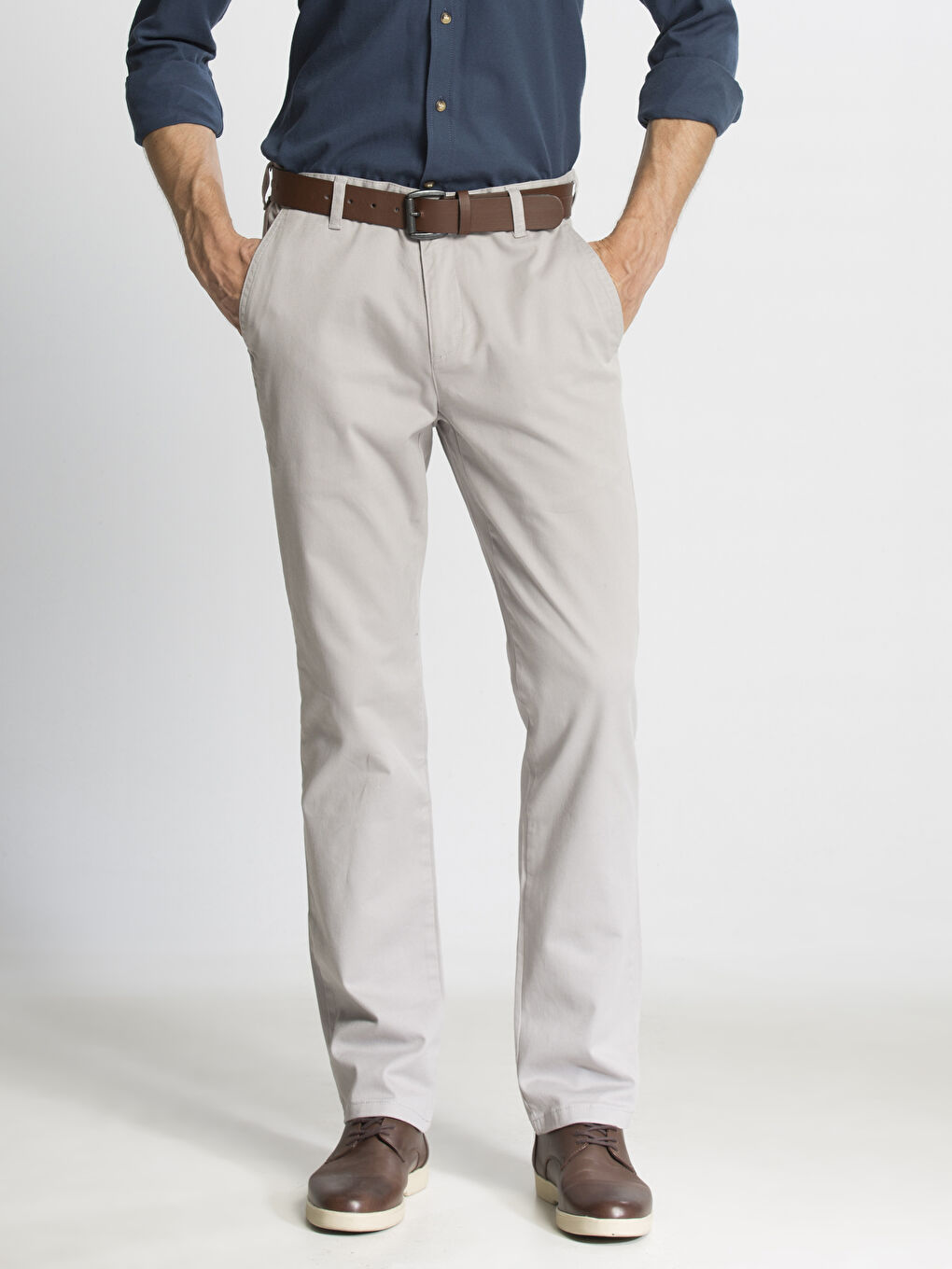 Pantalon chino GRIS Homme