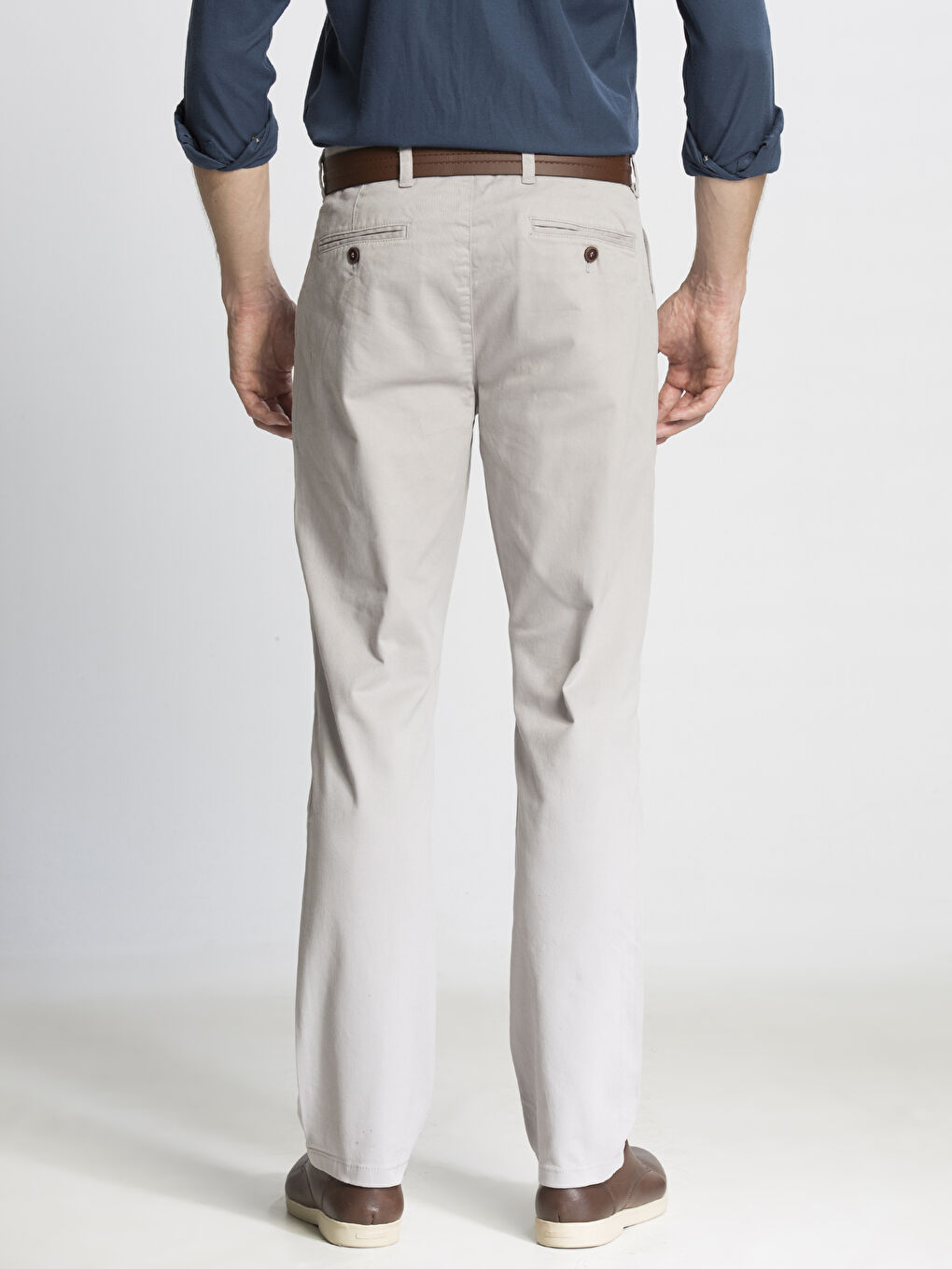 Pantalon chino GRIS Homme-1