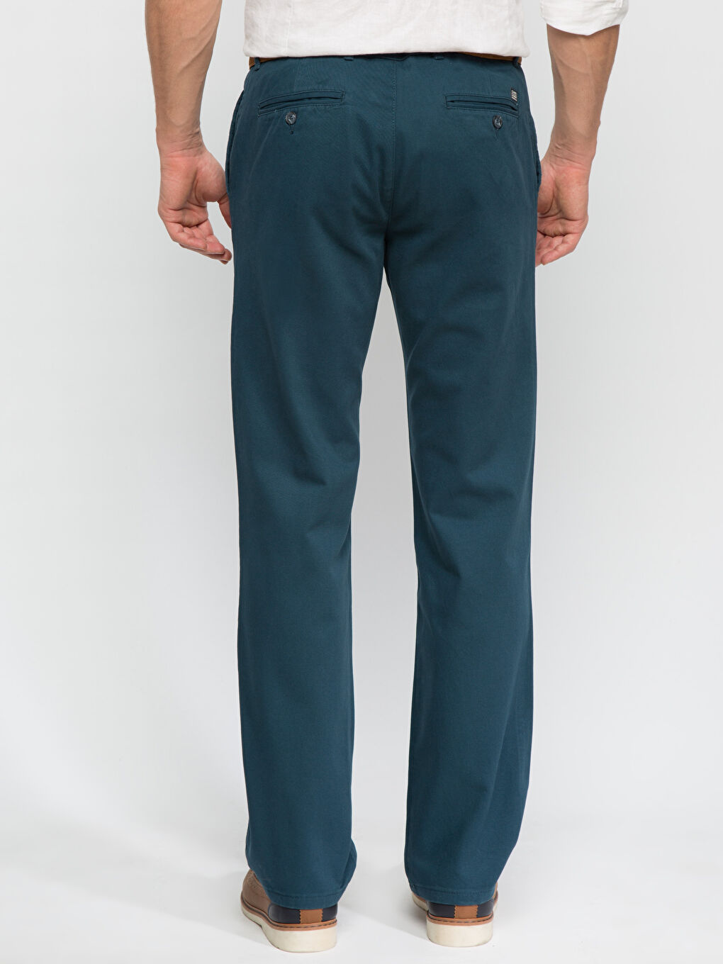 Koyu Petrol Chino Pantolon-1