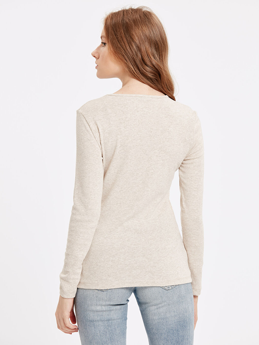T-shirt BEIGE Femme-1