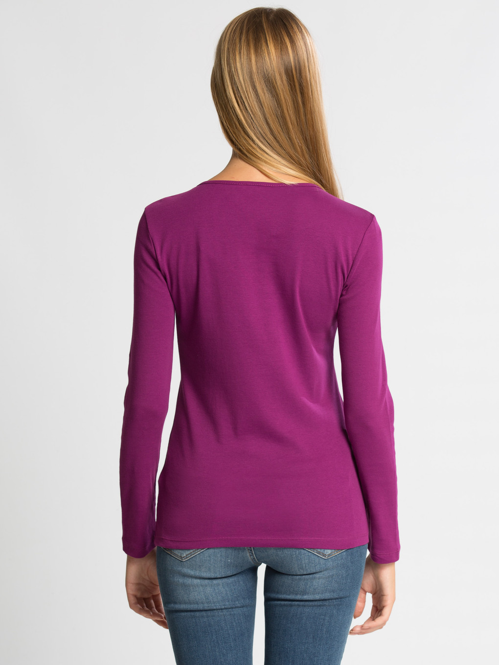 Fuşya Canlı Magenta Tişört-1