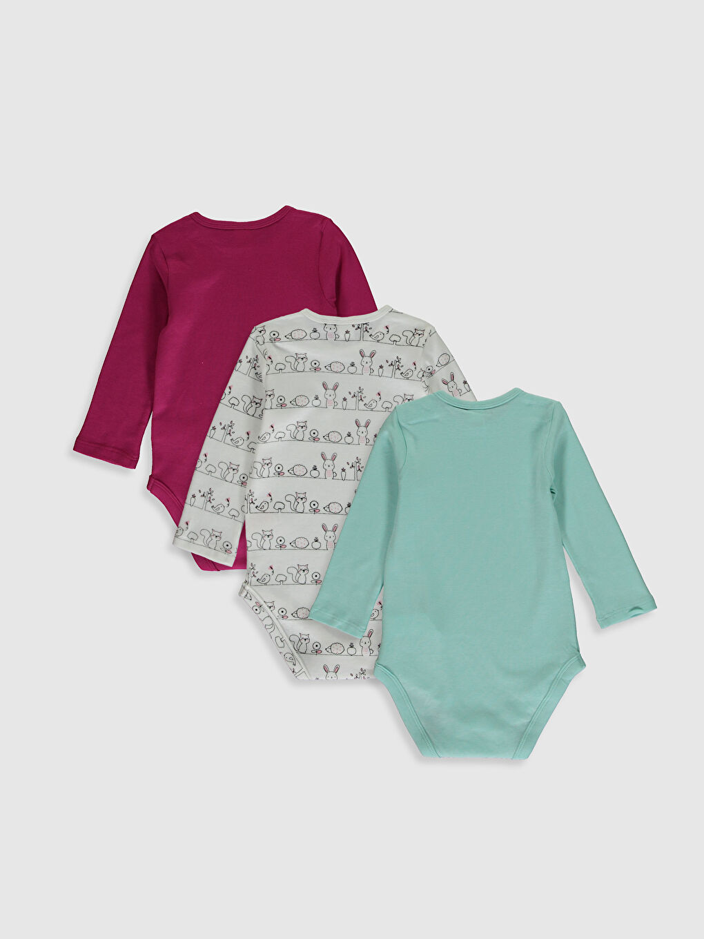 LCW baby Baby Girl Snaps Body 3 Pieces -7K4263Z1-713