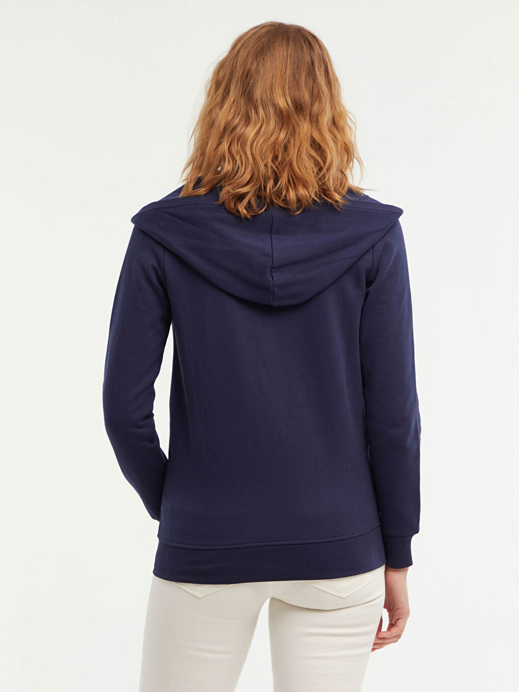 Hooded Collar Regular Long Sleeve Women's Cardigan-2