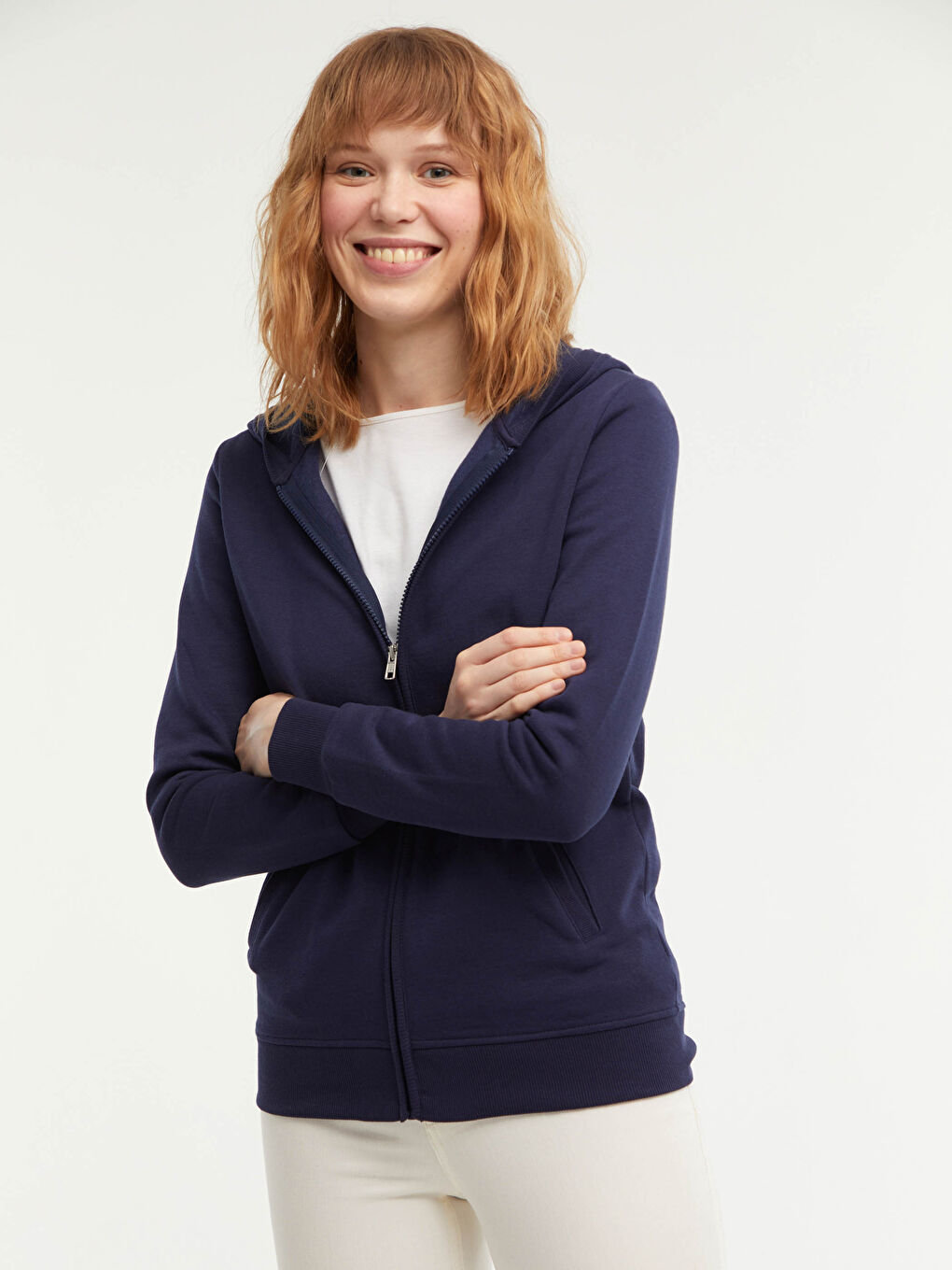 Hooded Collar Regular Long Sleeve Women's Cardigan-3