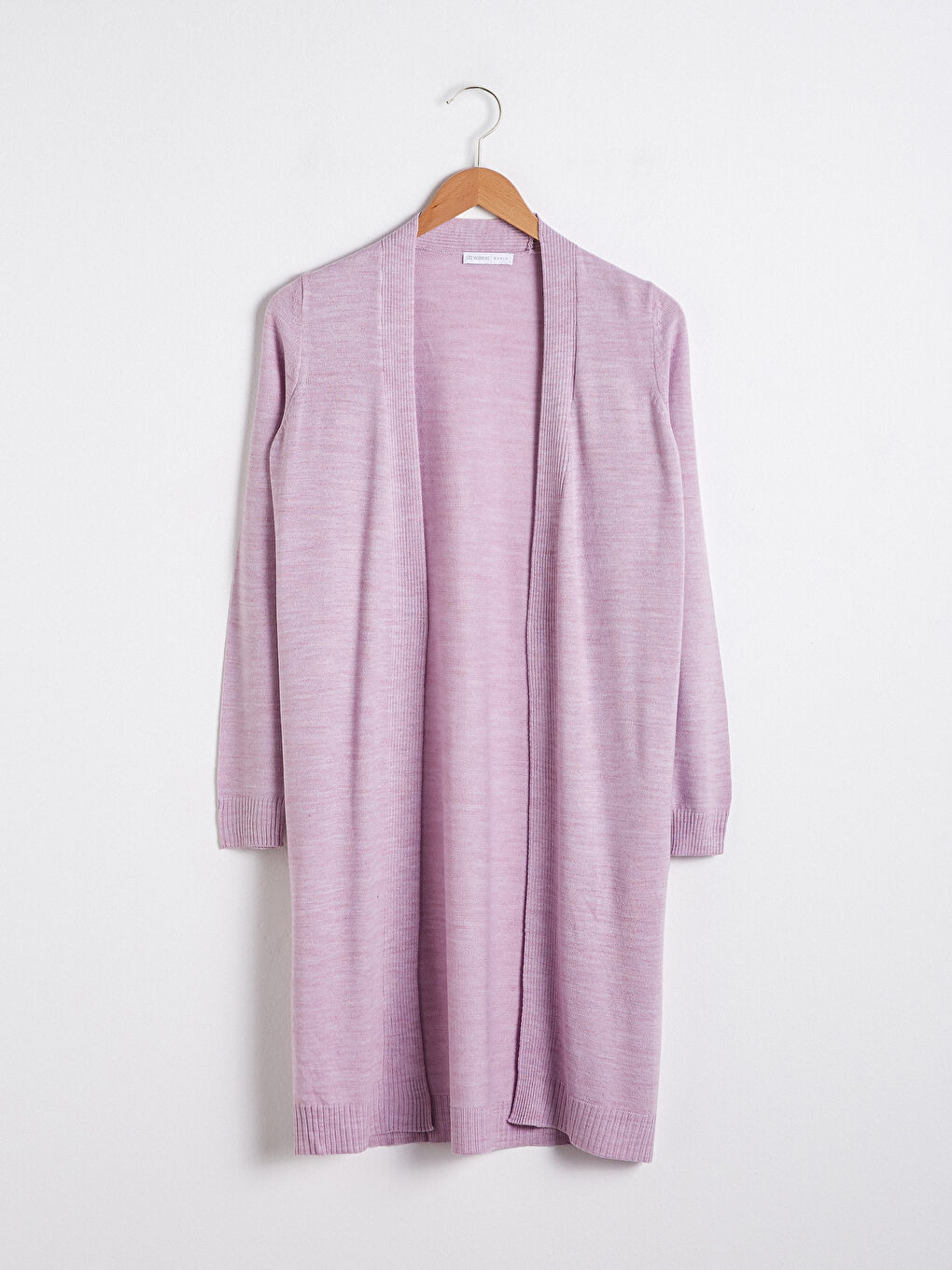 Long Sleeve Plain Knitwear Basic Cardigan-5