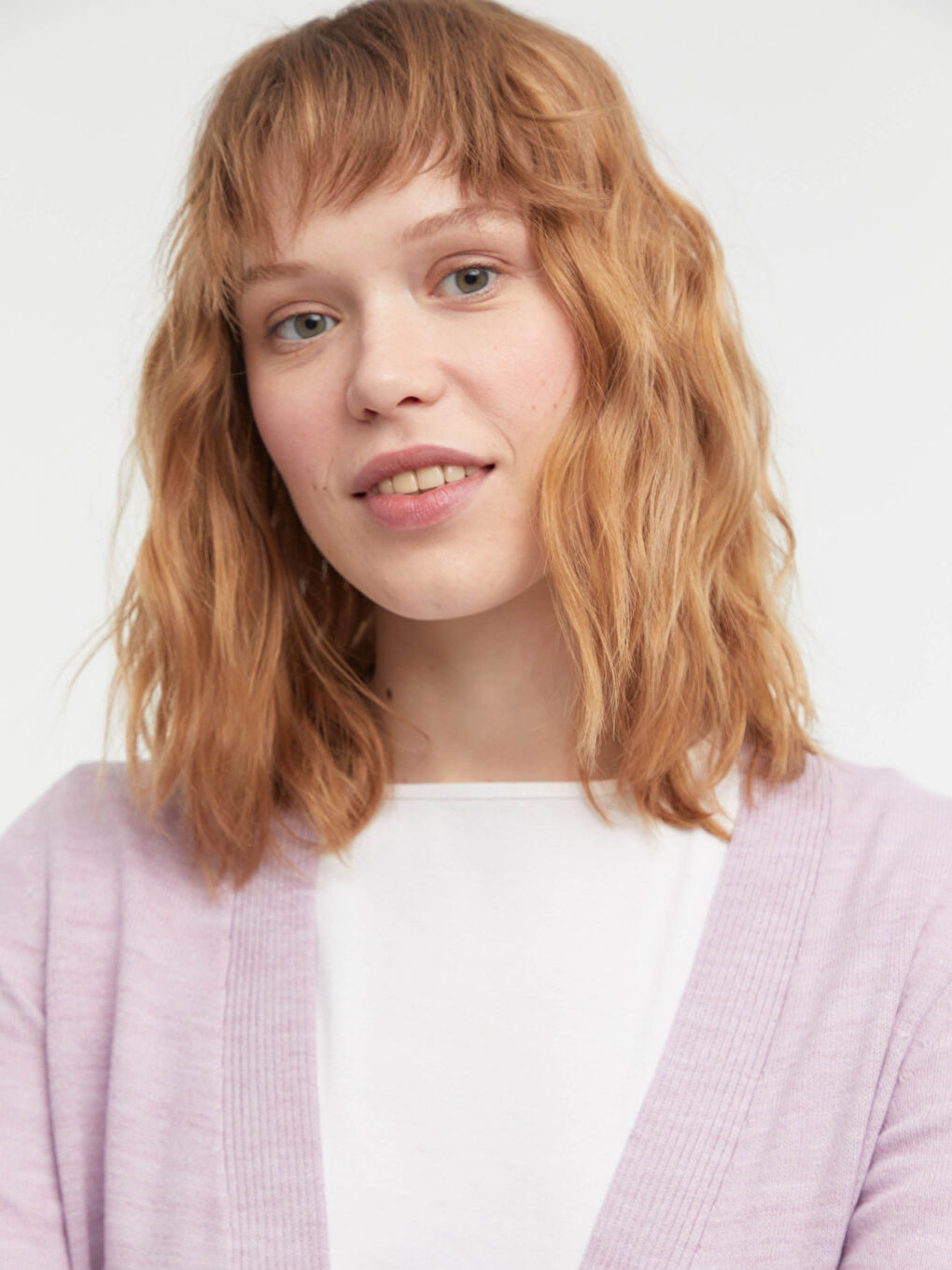 Long Sleeve Plain Knitwear Basic Cardigan-1