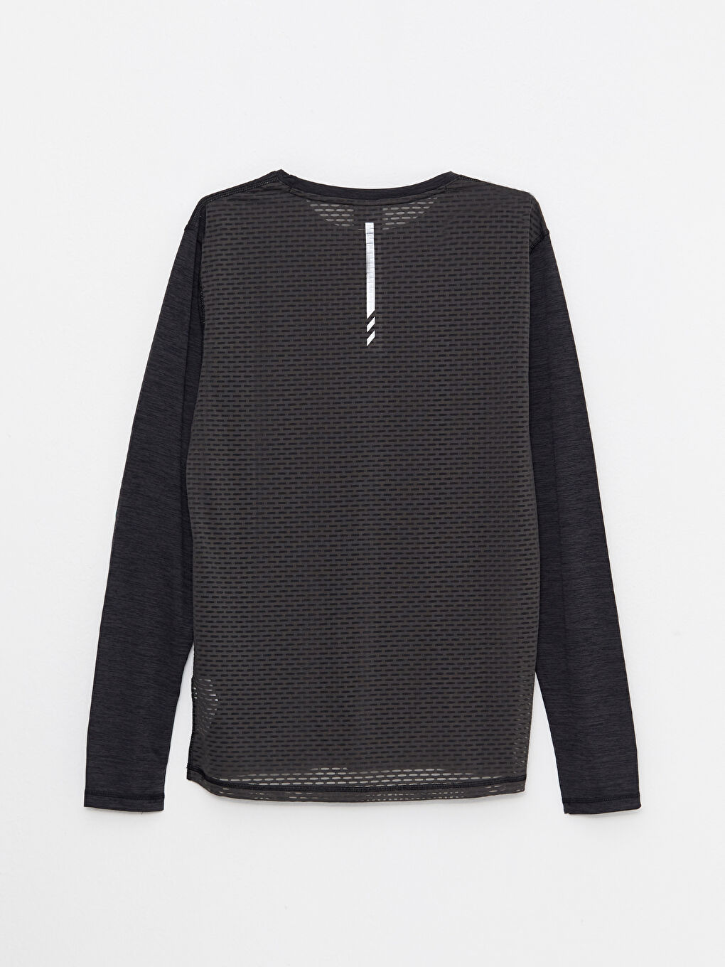 تيشيرت رياضي كم طويل بياقة دائرية للرجال-6