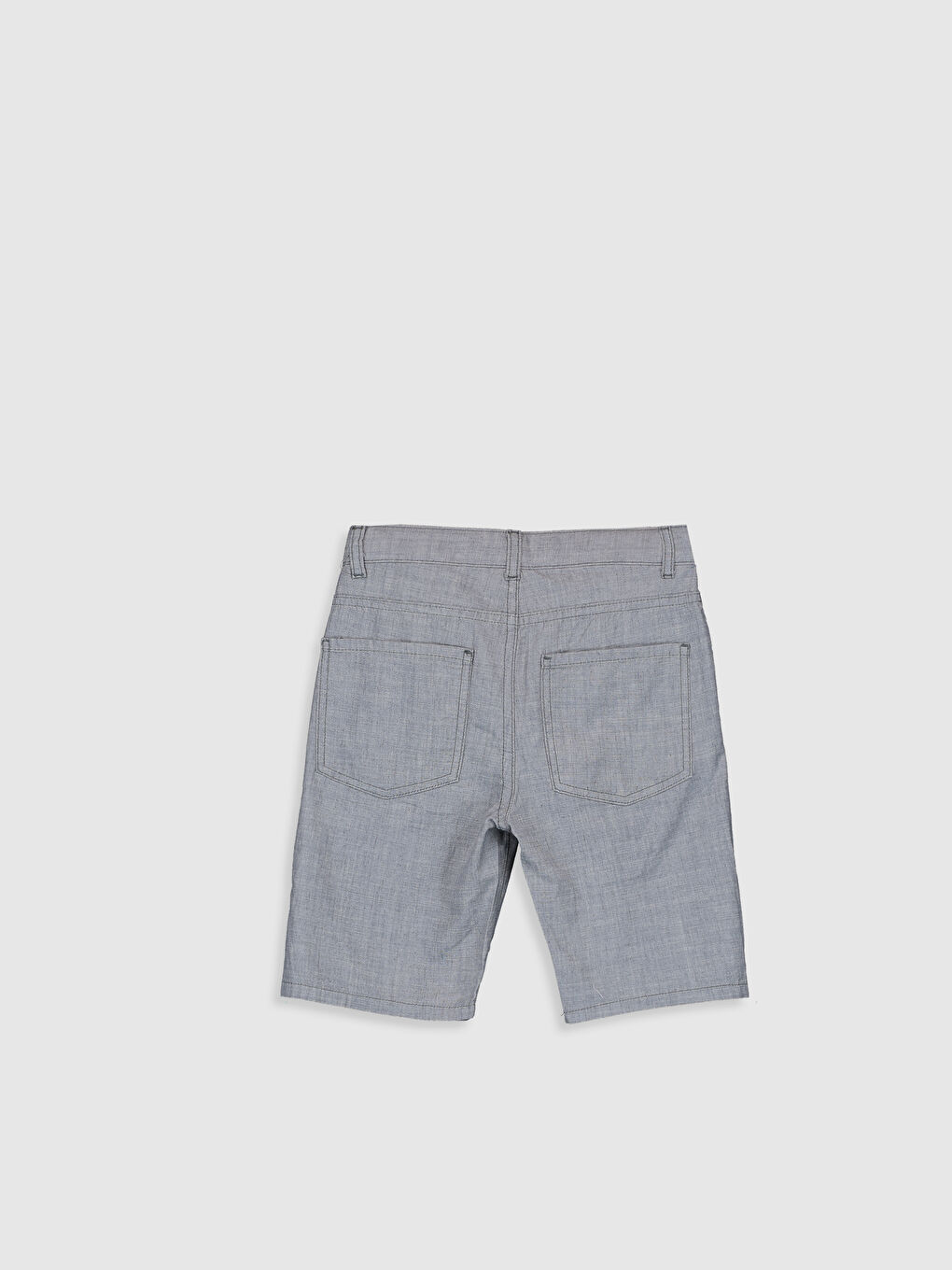 Boy GREY Denim Shorts-1