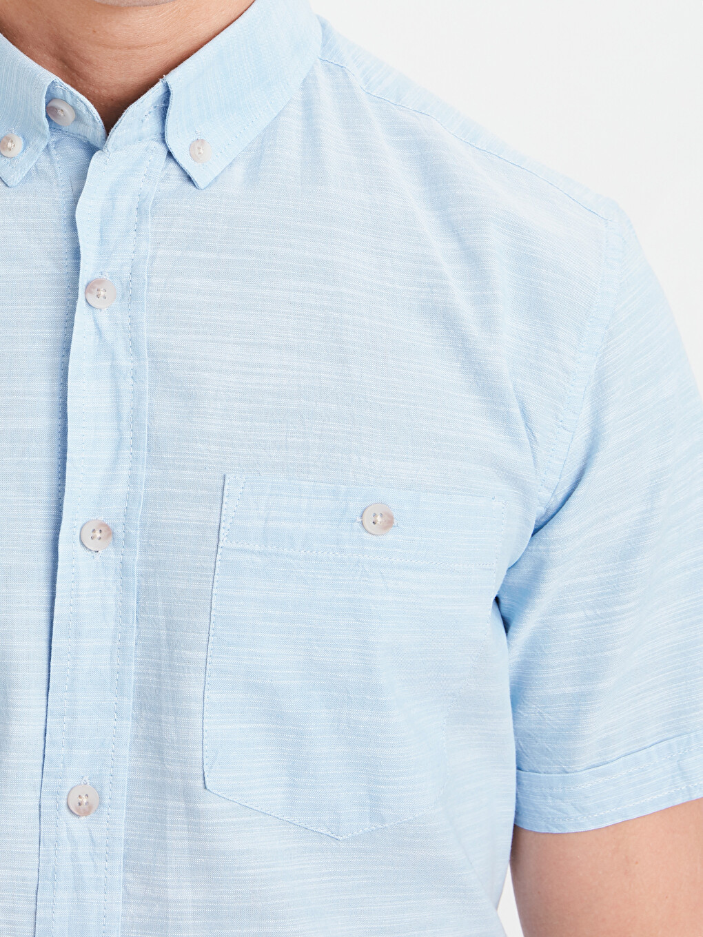 Regular Fit Short Sleeve Men's Shirt-3