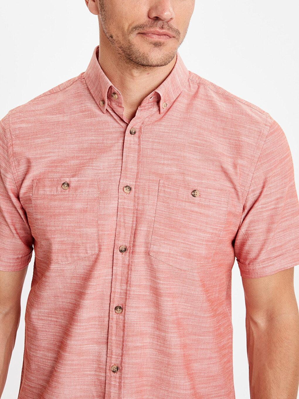 Man Orange Shirt-3